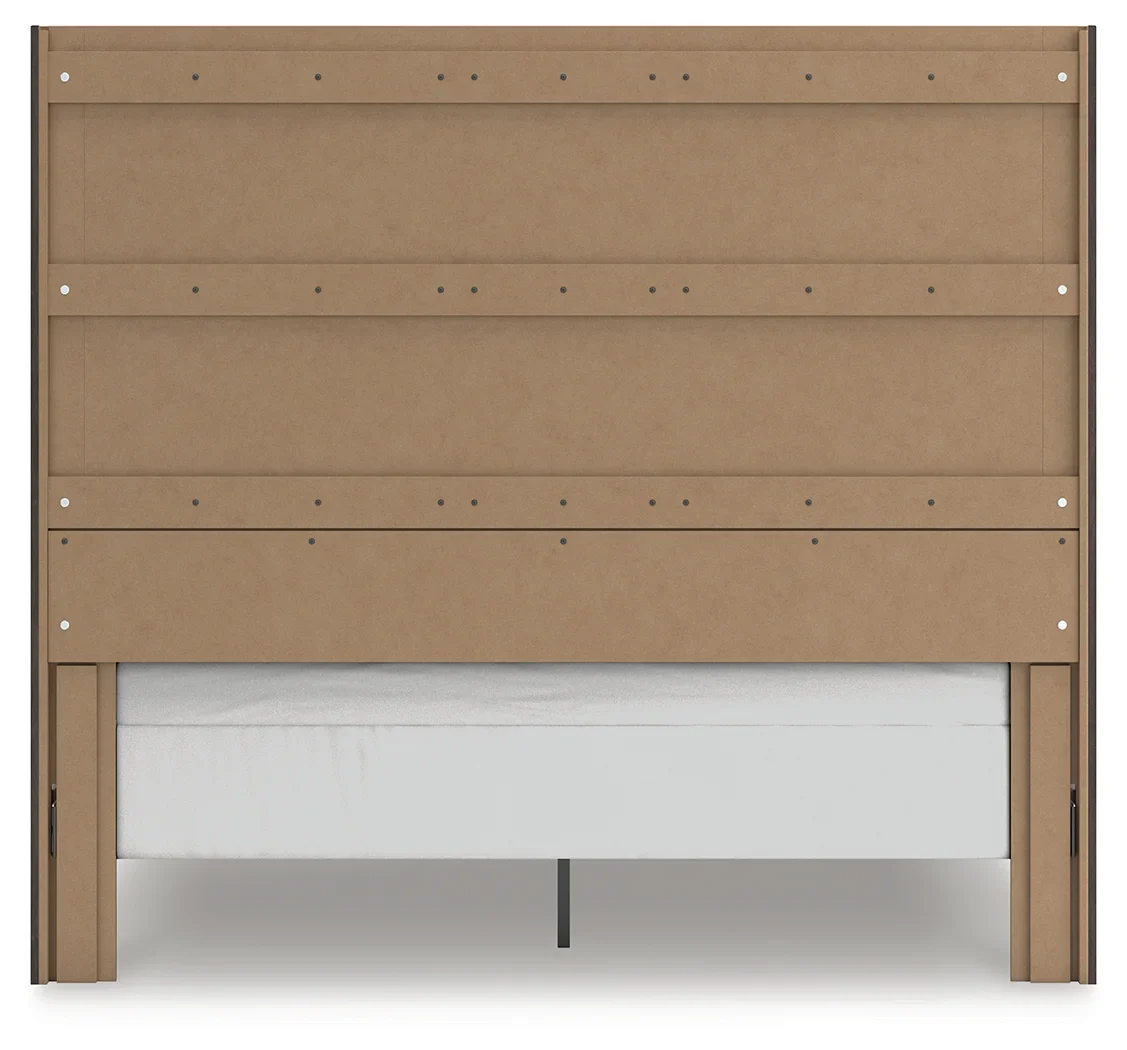 Fraluna - Charcoal - King Panel Bed - Image 5