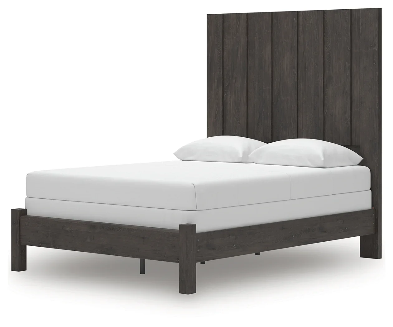 Fraluna - Charcoal - Queen Panel Bed - Image 2