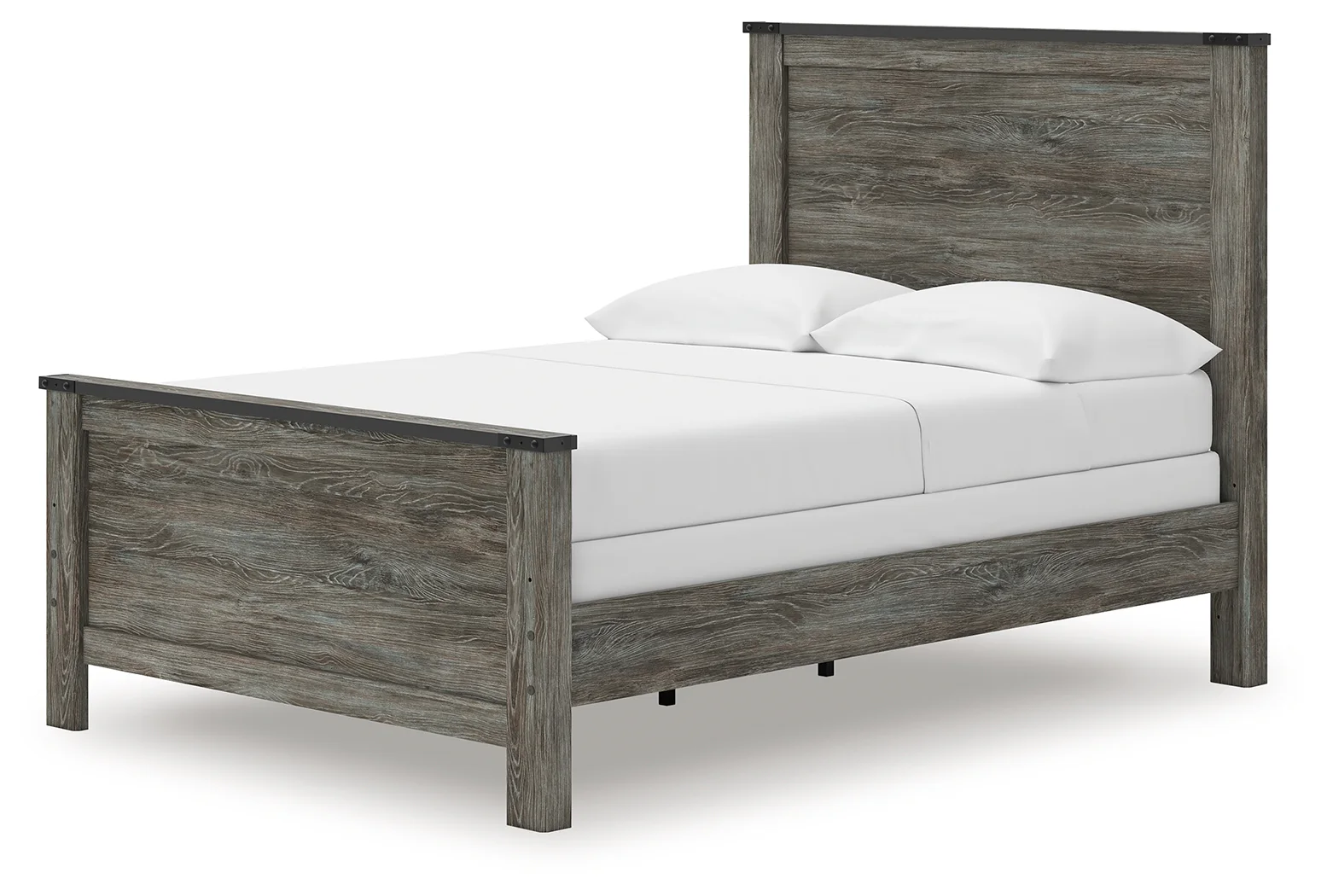Frandern - Black / Gray - Full Panel Bed - Image 2
