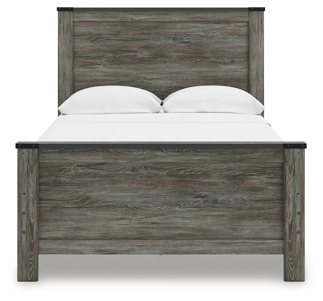 Frandern - Black / Gray - Full Panel Bed - Image 3