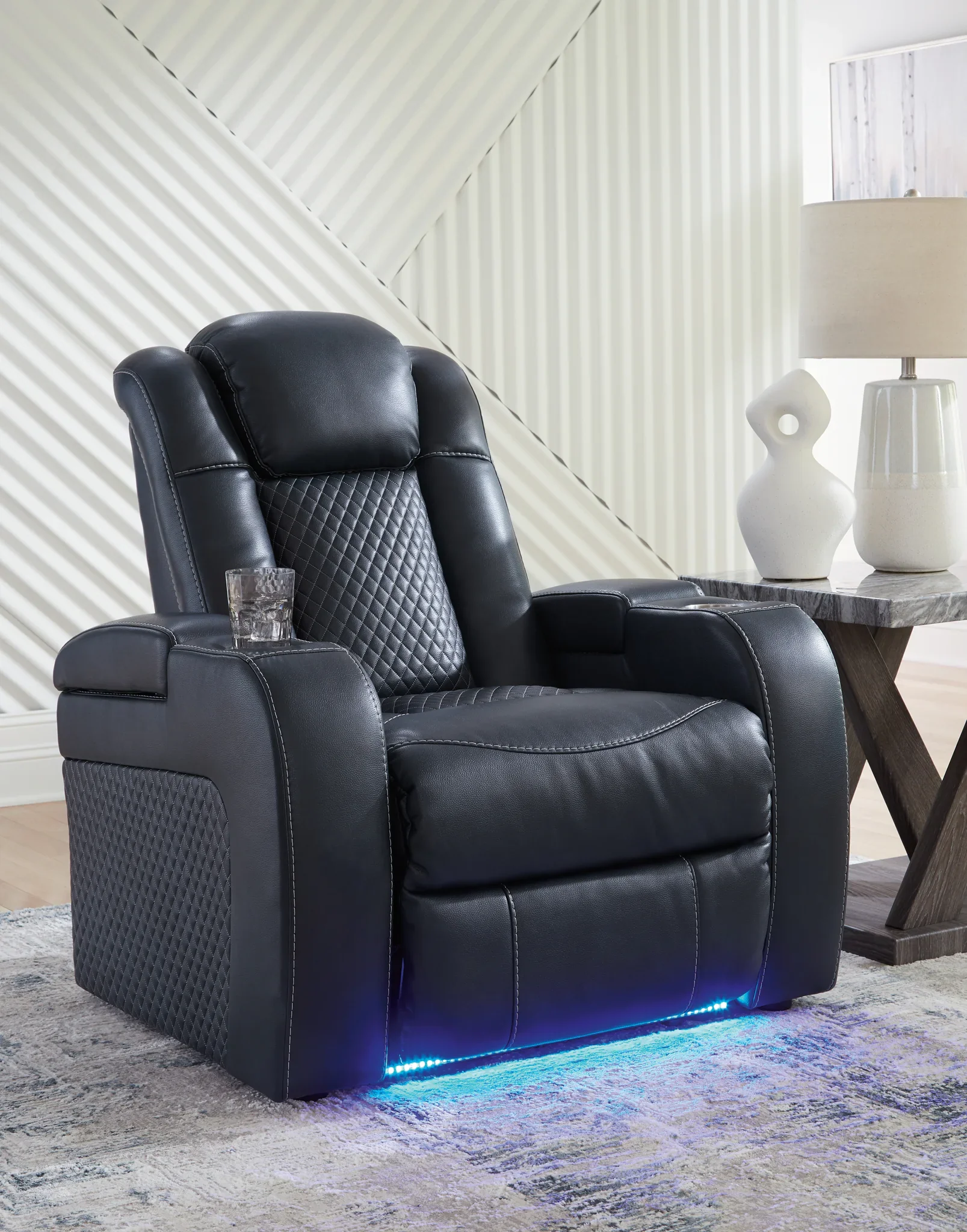 Fyne-Dyme - Sapphire - Power Recliner/Adj Headrest - Image 2