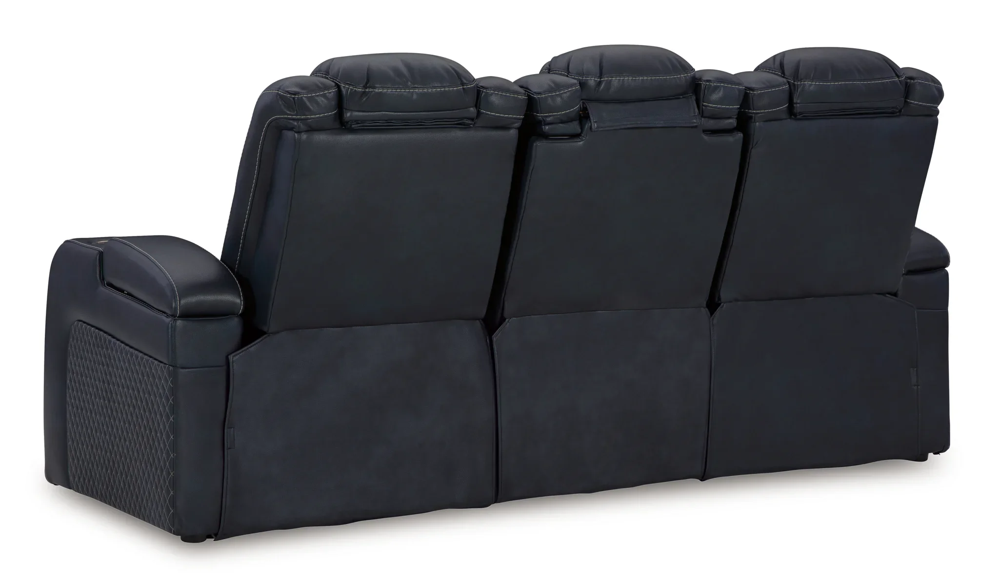 Fyne-Dyme - Sapphire - Power Reclining Sofa With Adj Headrest - Image 6