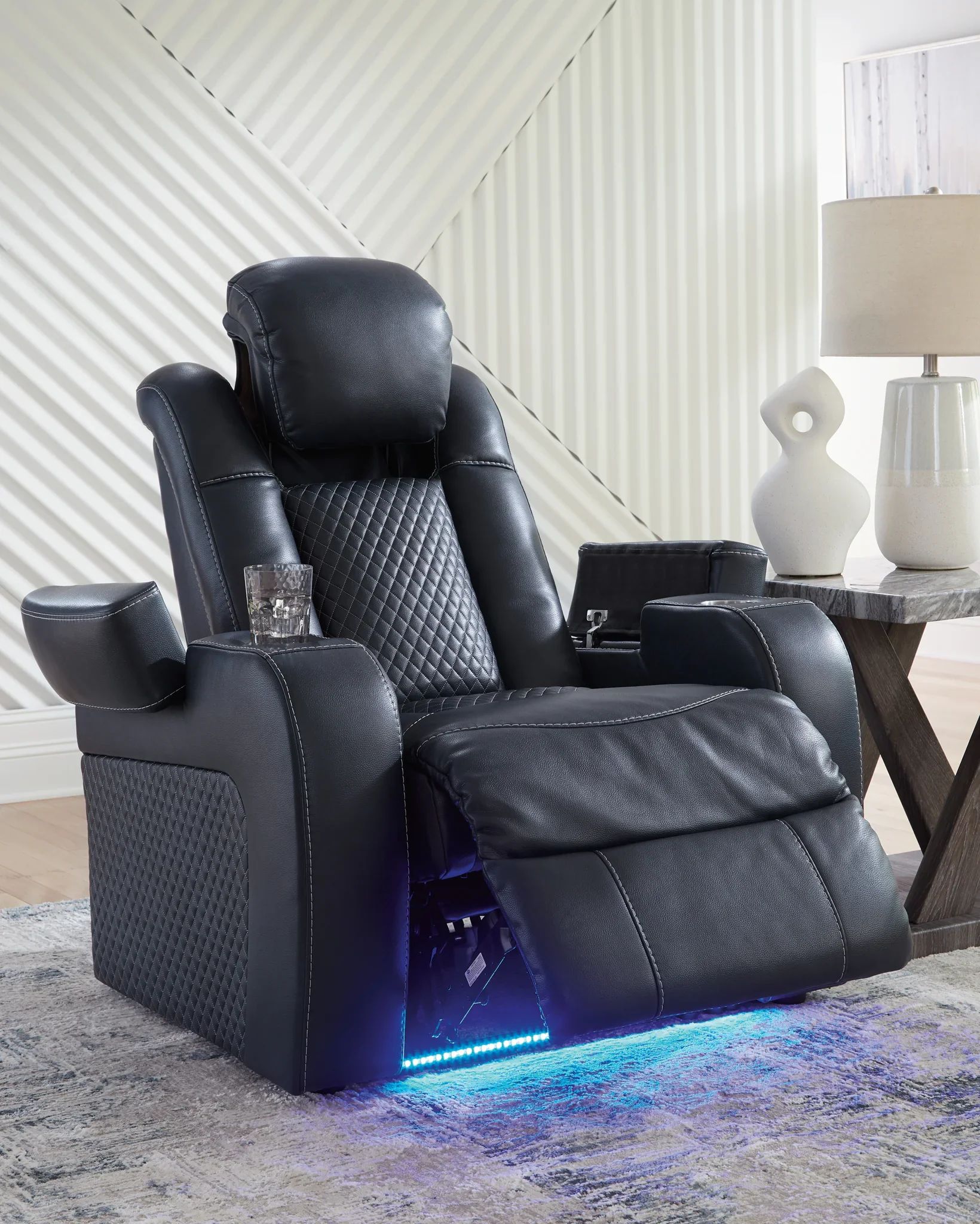 Fyne-Dyme - Shadow - Power Recliner/Adj Headrest - Image 5