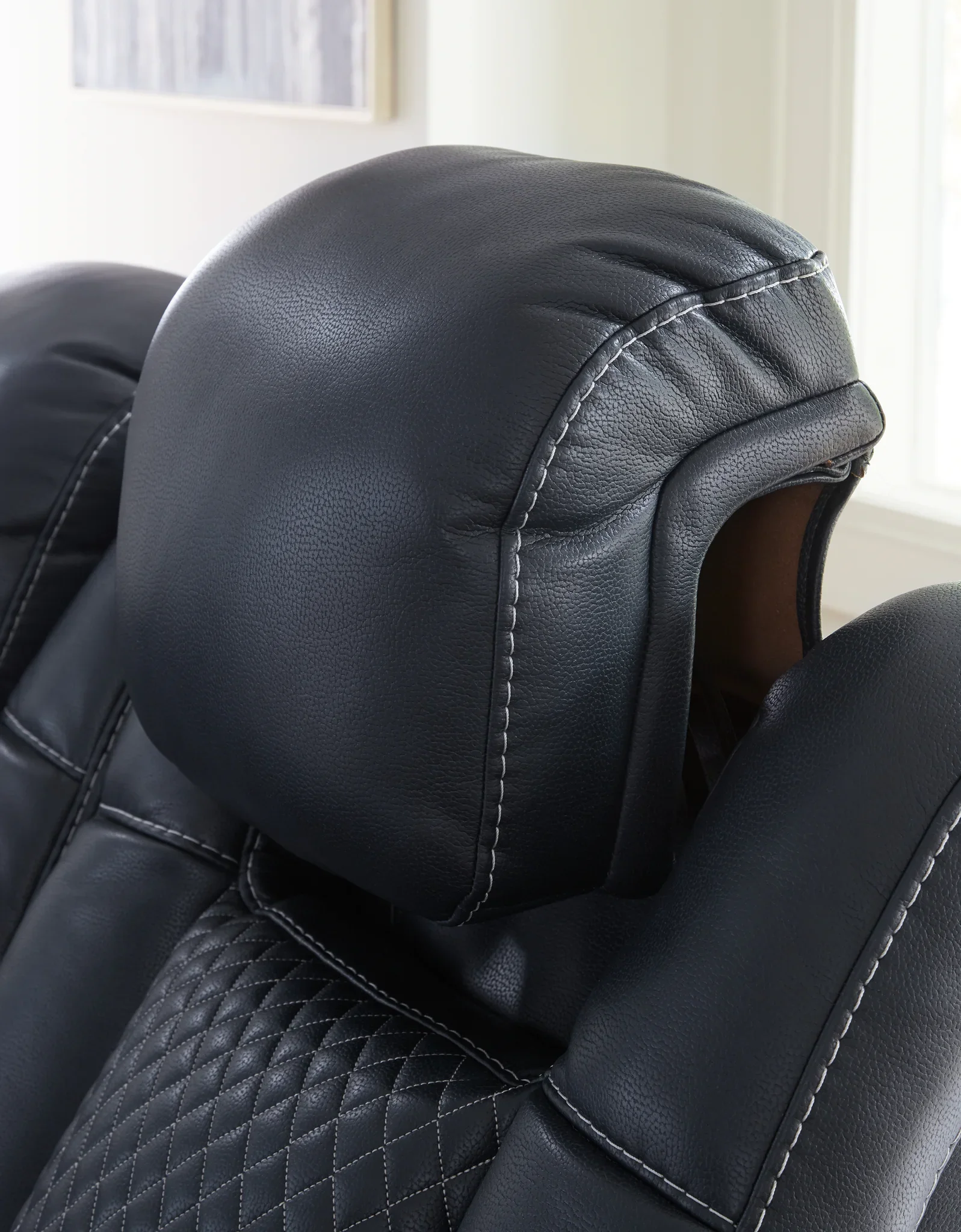 Fyne-Dyme - Shadow - Power Reclining Sofa With Adj Headrest - Image 12