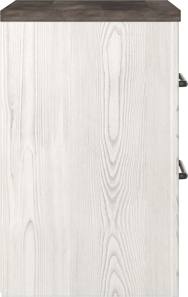 Gerridan - White / Gray - Two Drawer Night Stand - Image 2