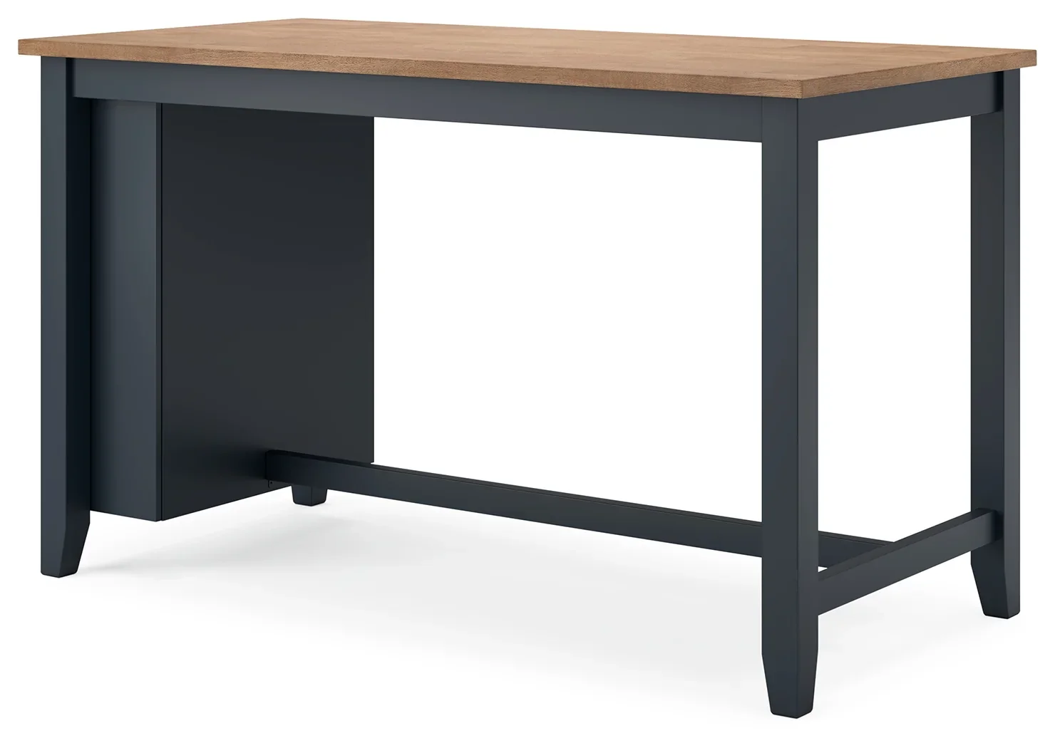 Gesthaven - Natural / Blue - Rectangular Dining Room Counter Table - Image 3