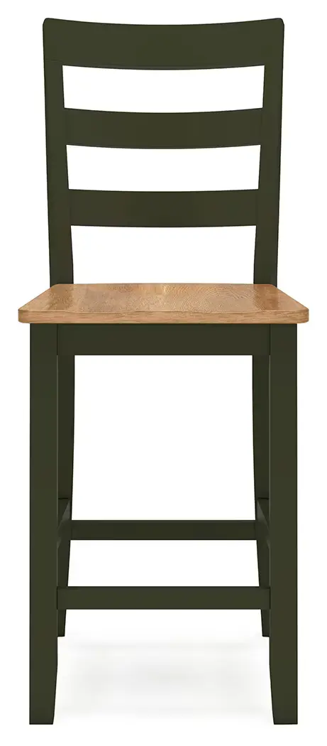 Gesthaven - Natural / Green - Barstool (Set of 2) - Image 5