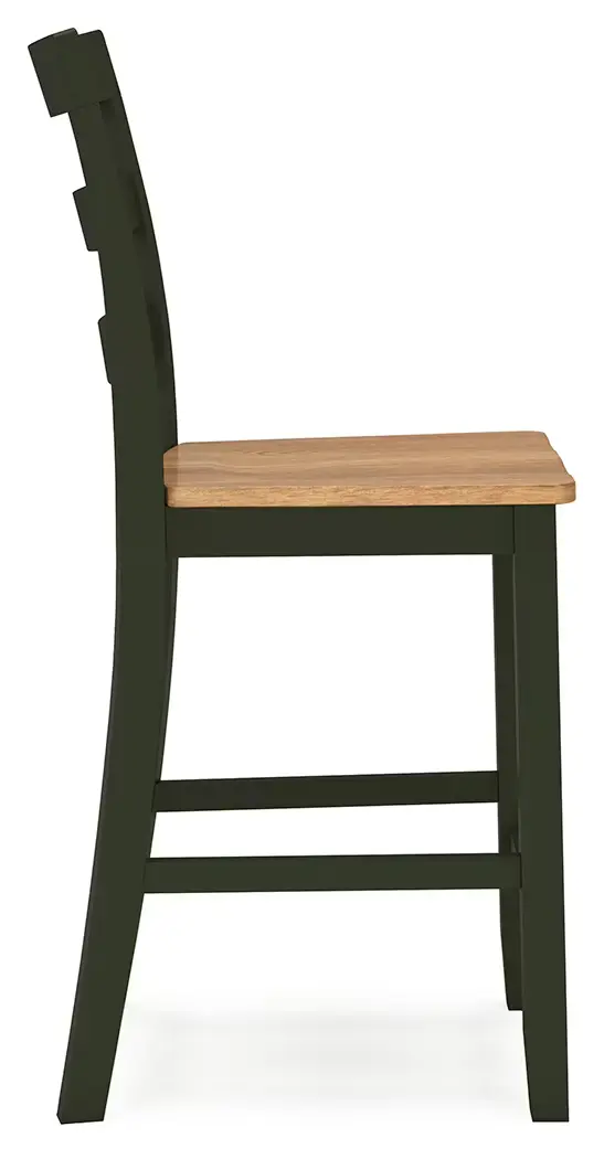 Gesthaven - Natural / Green - Barstool (Set of 2) - Image 6
