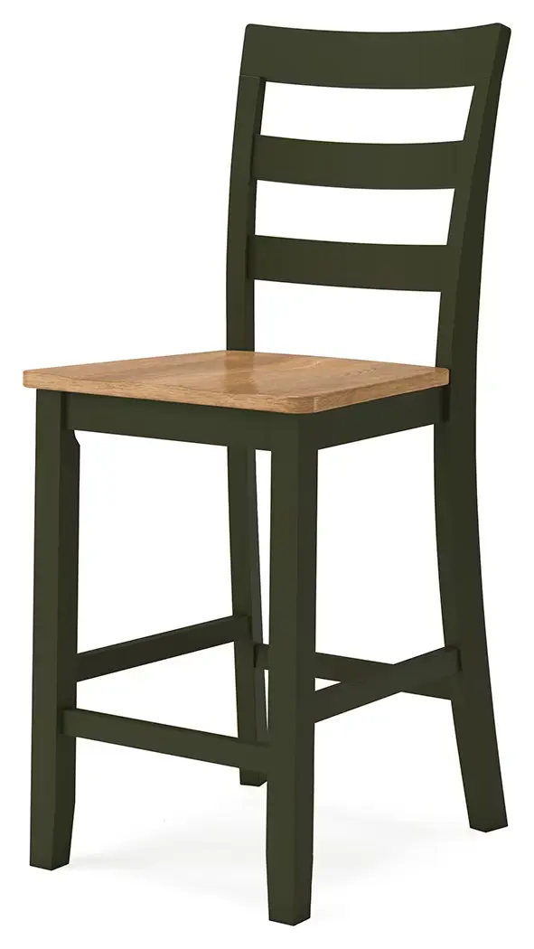 Gesthaven - Natural / Green - Barstool (Set of 2) - Image 7