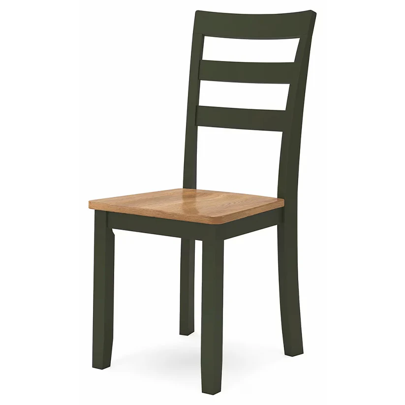 Gesthaven - Natural / Green - Dining Room Side Chair (Set of 2)