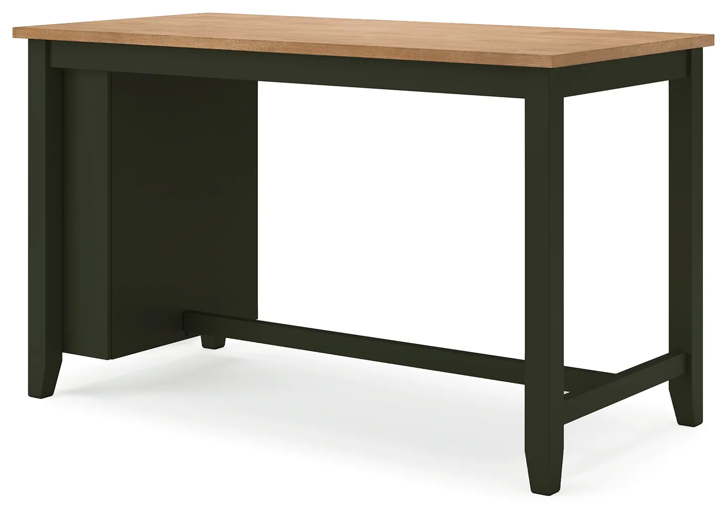 Gesthaven - Natural / Green - Rectangular Dining Room Counter Table - Image 3