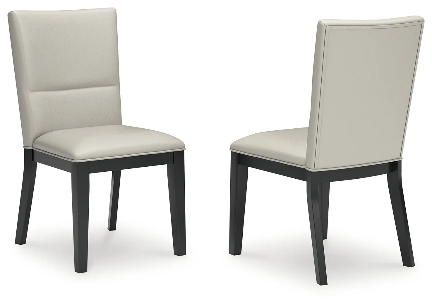 Glinari - Taupe / Black - 5 Pc. - Dining Room Table, 4 Side Chairs - Image 2
