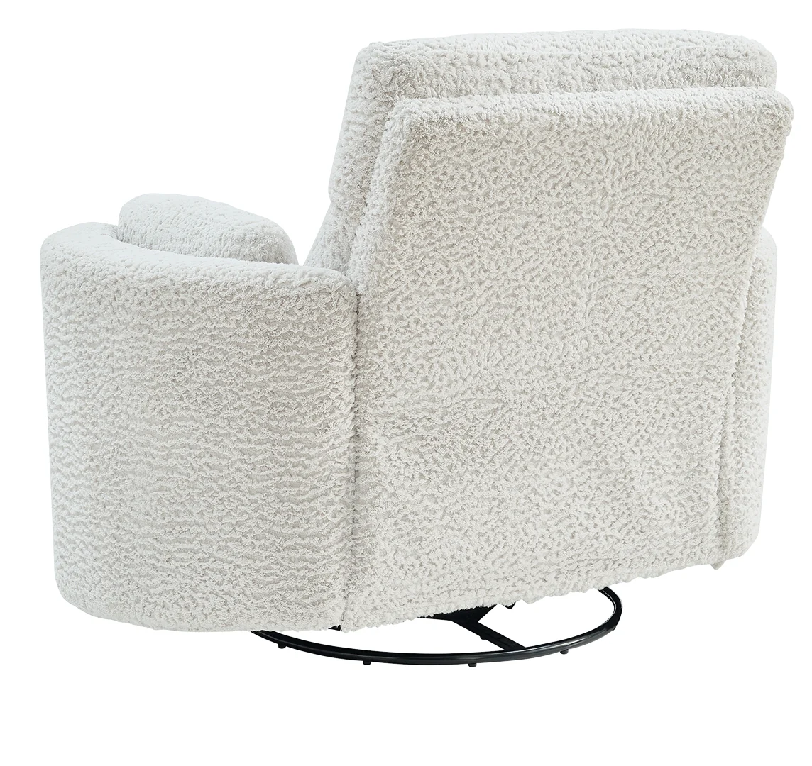 Gosaldo - Swivel Glider Power Recliner - Silver - Image 5