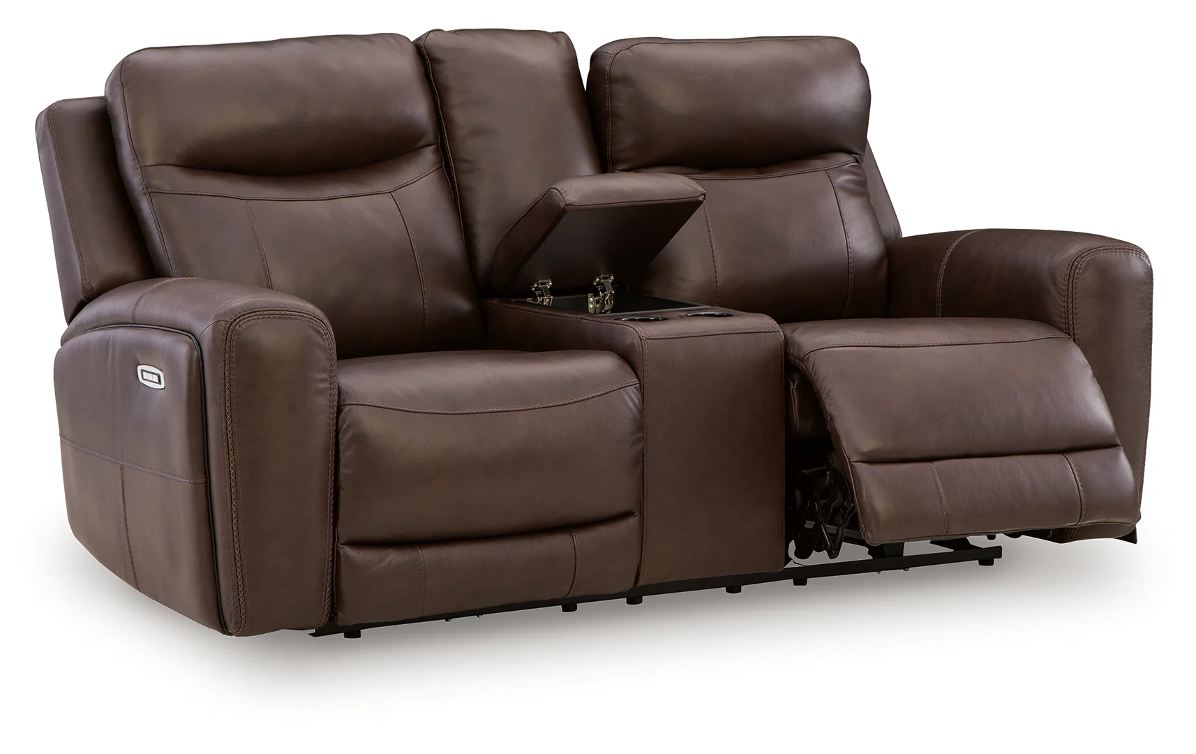 Gravier - Power Reclining Loveseat With Console / Adjustable Headrest - Cordova - Image 4
