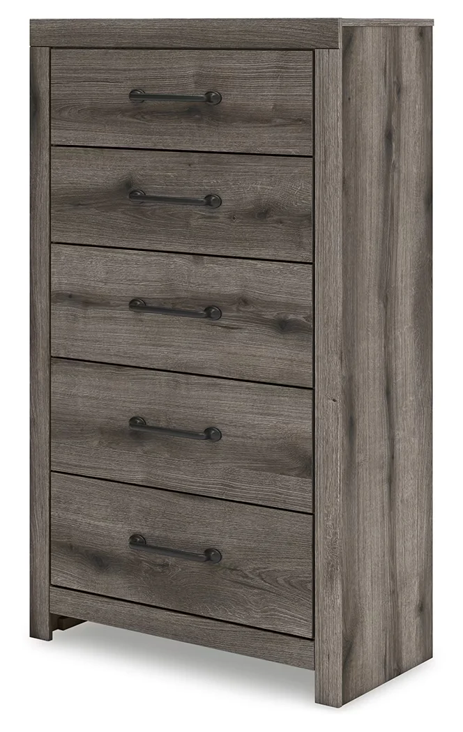 Graystorm - Brown Gray - Five Drawer Chest - Image 4