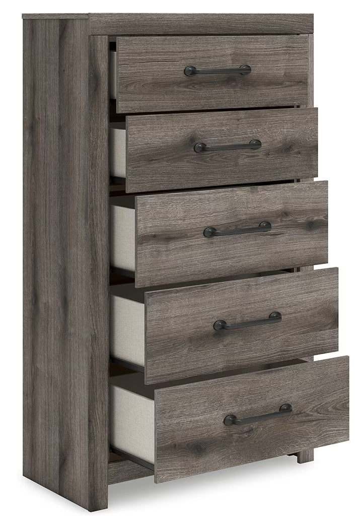 Graystorm - Brown Gray - Five Drawer Chest - Image 5