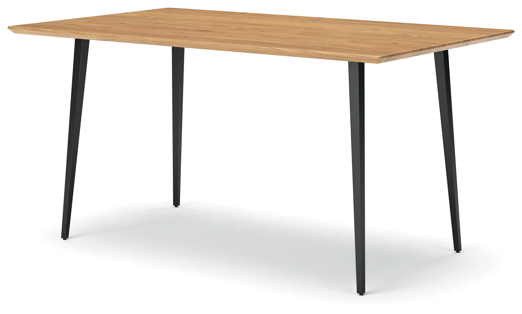 Gretlynn - Black / Natural - Rectangular Dining Room Table - Image 3