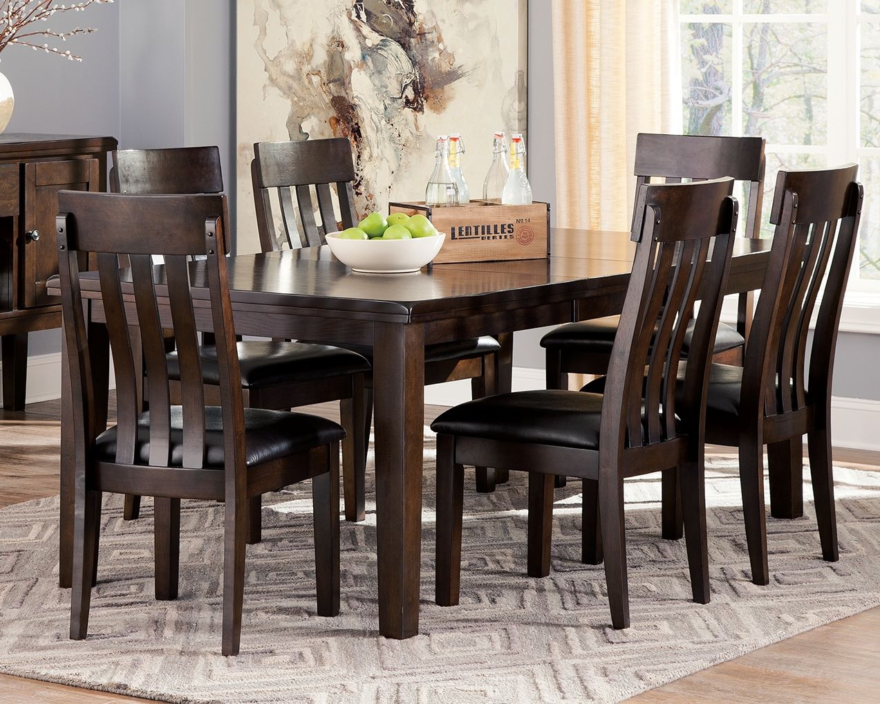 Haddigan - Dark Brown - Rect Dining Room Ext Table - Image 2