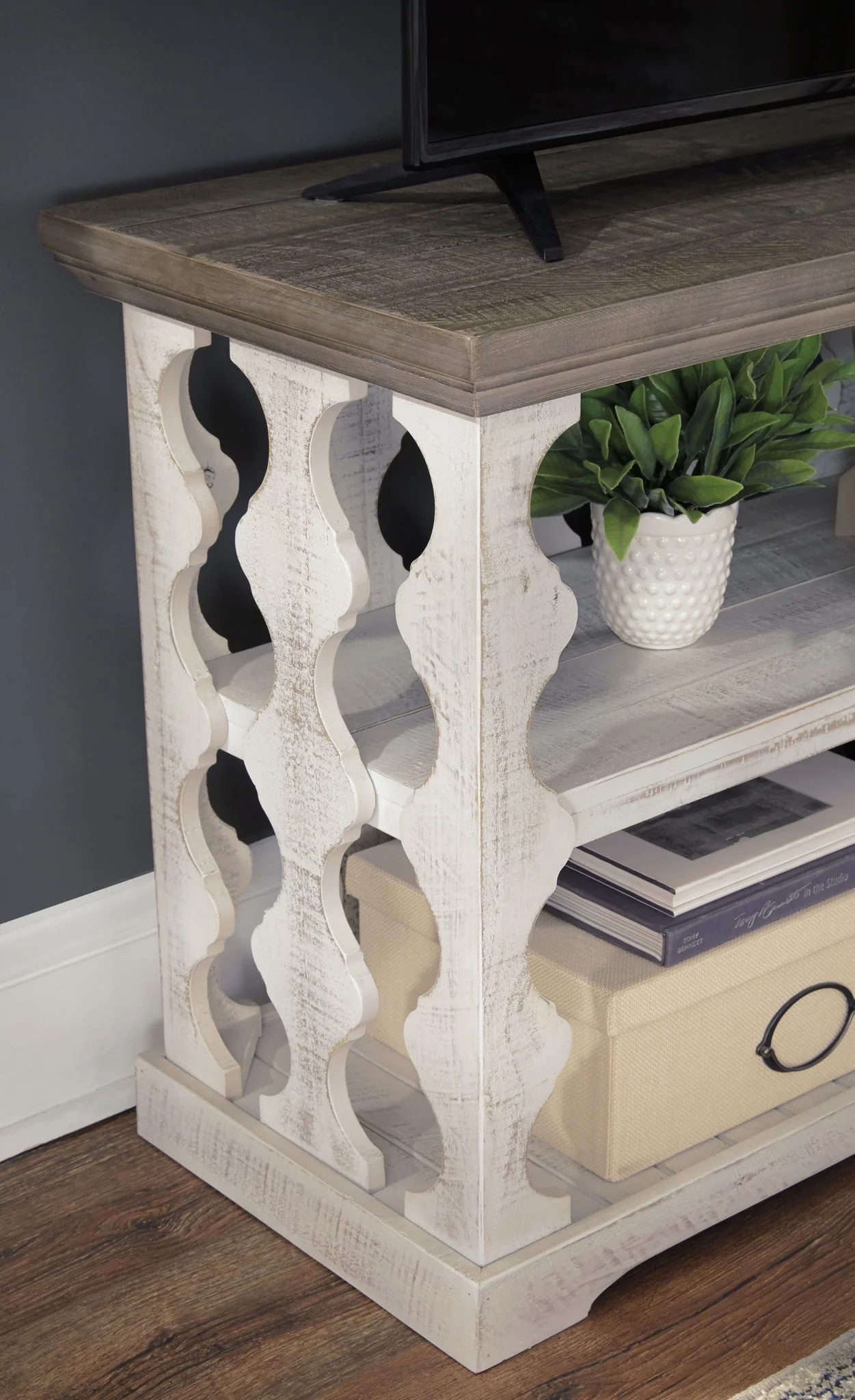 Havalance - Gray / White - Console Sofa Table - Image 4