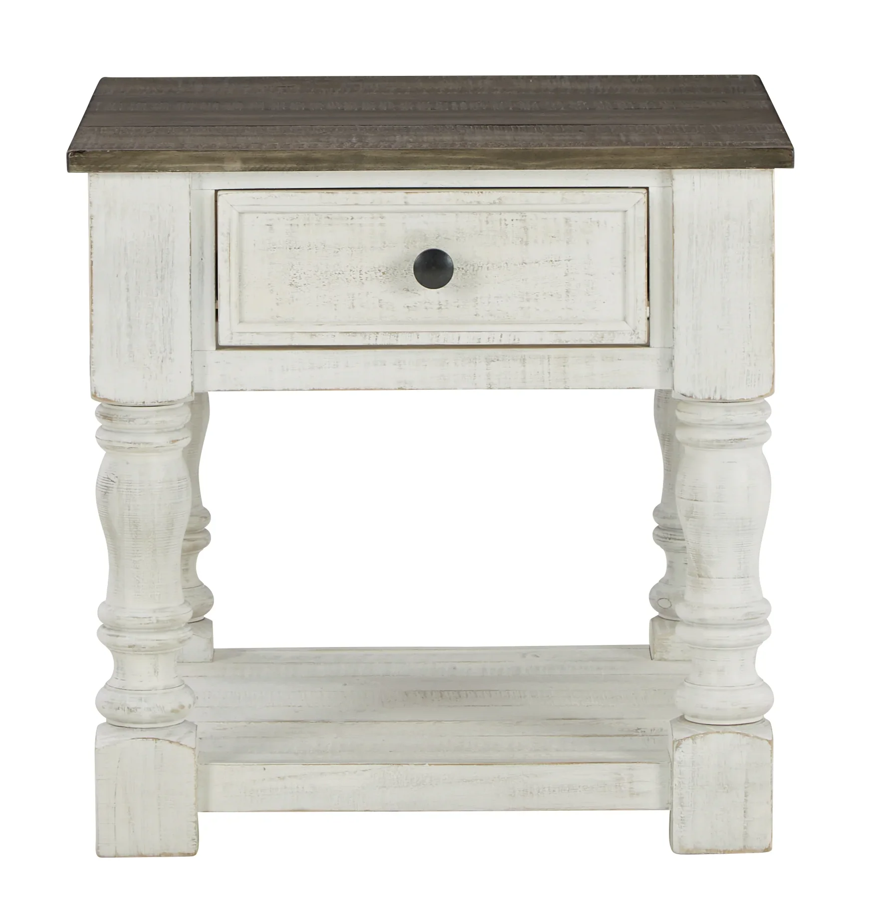 Havalance - White / Gray - Square End Table - Image 4