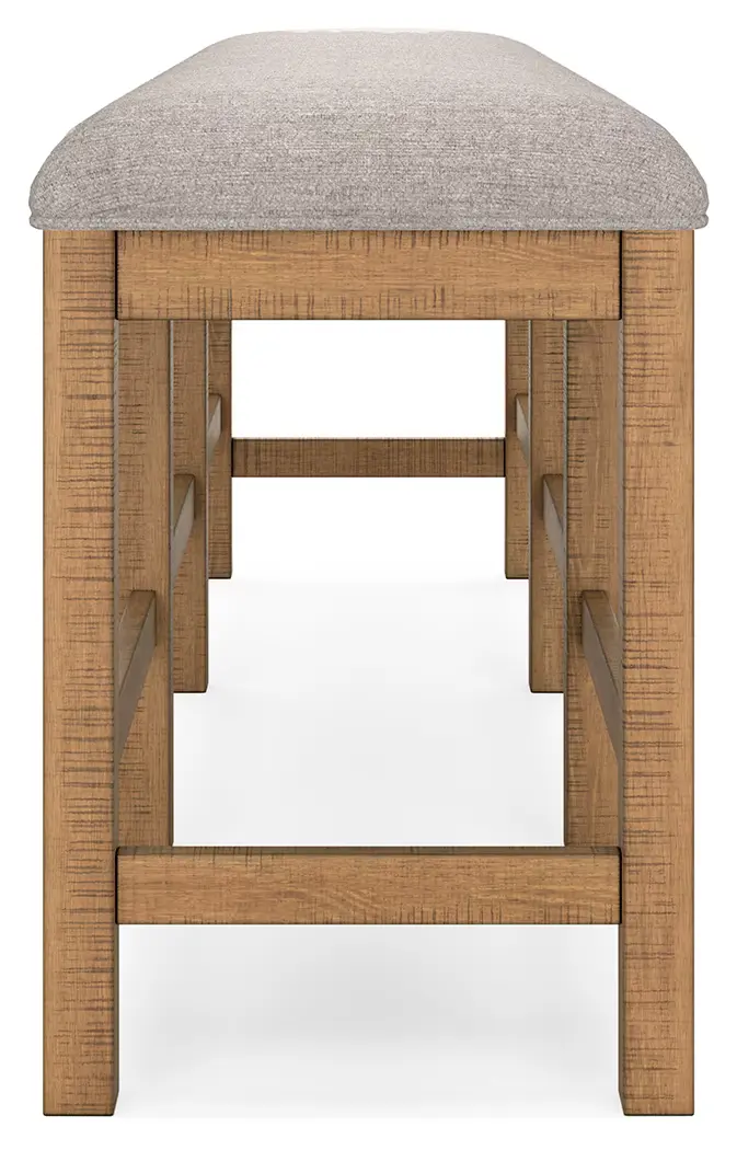Havonplane - Brown - Xl Counter Height Upholstered Dining Bench - Image 6