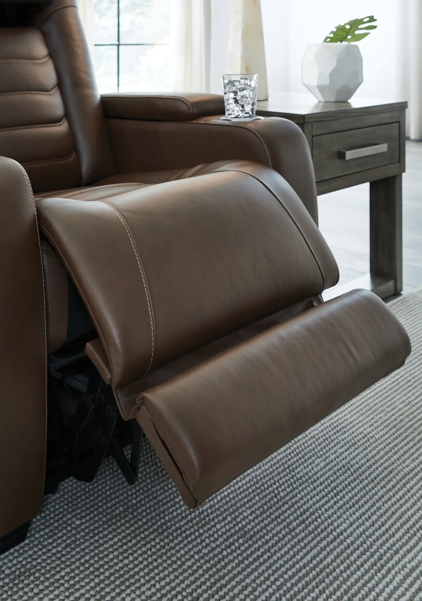 High Impact - Tobacco - Power Recliner / Adj Headrest - Image 13