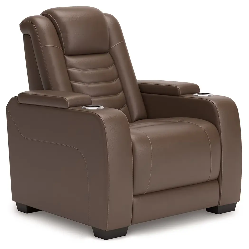High Impact - Tobacco - Power Recliner / Adj Headrest - Image 2