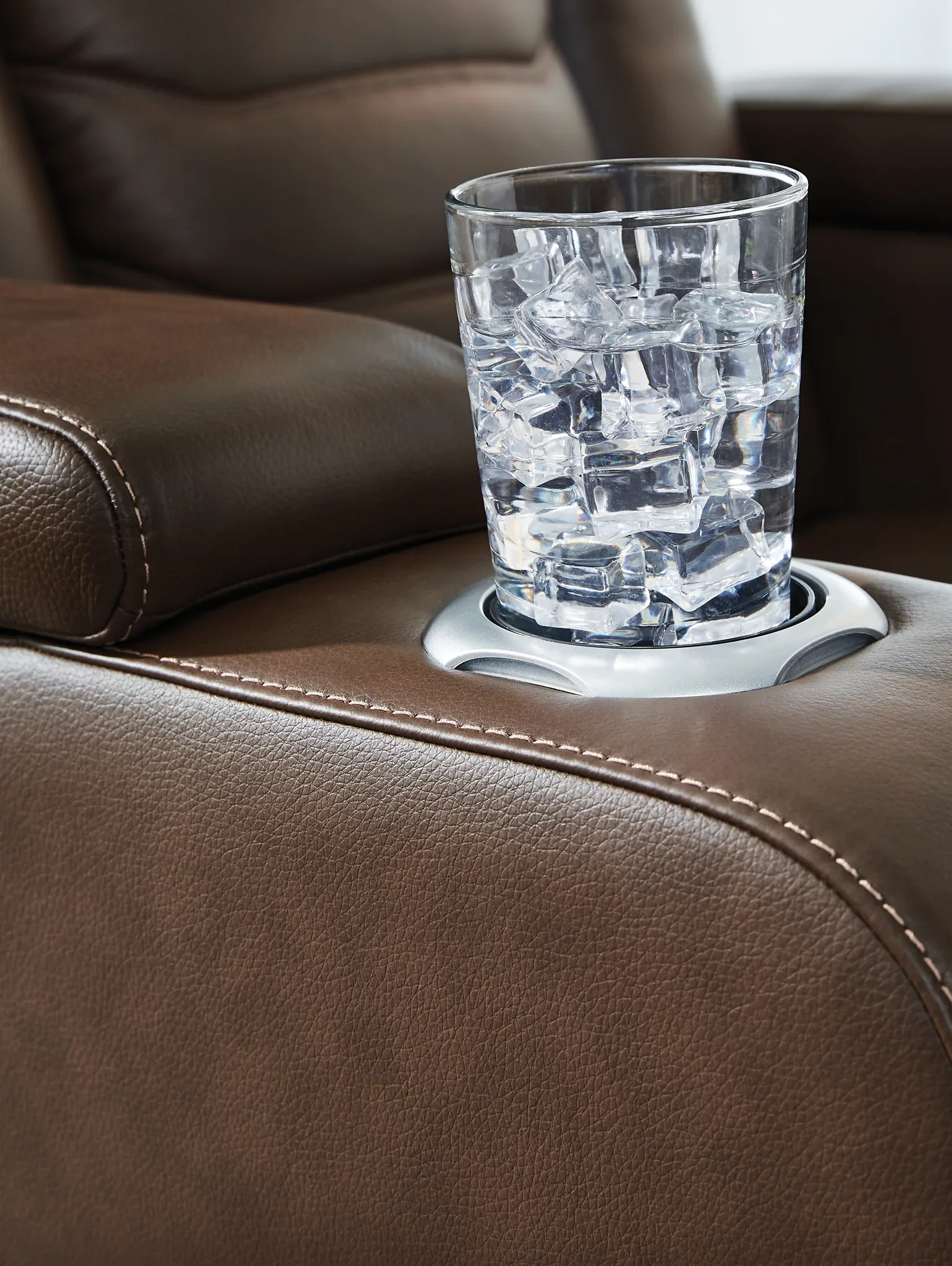 High Impact - Tobacco - Power Recliner / Adj Headrest - Image 9