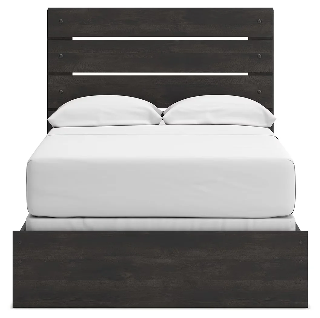 Hollivern - Dark Gray - Full Panel Bed - Image 9
