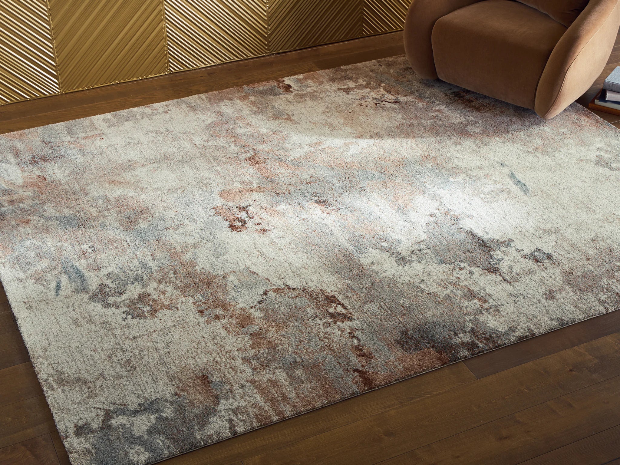 Jadenburg - 8' x 10' Rug - Cream / Gray / Sienna - Image 2