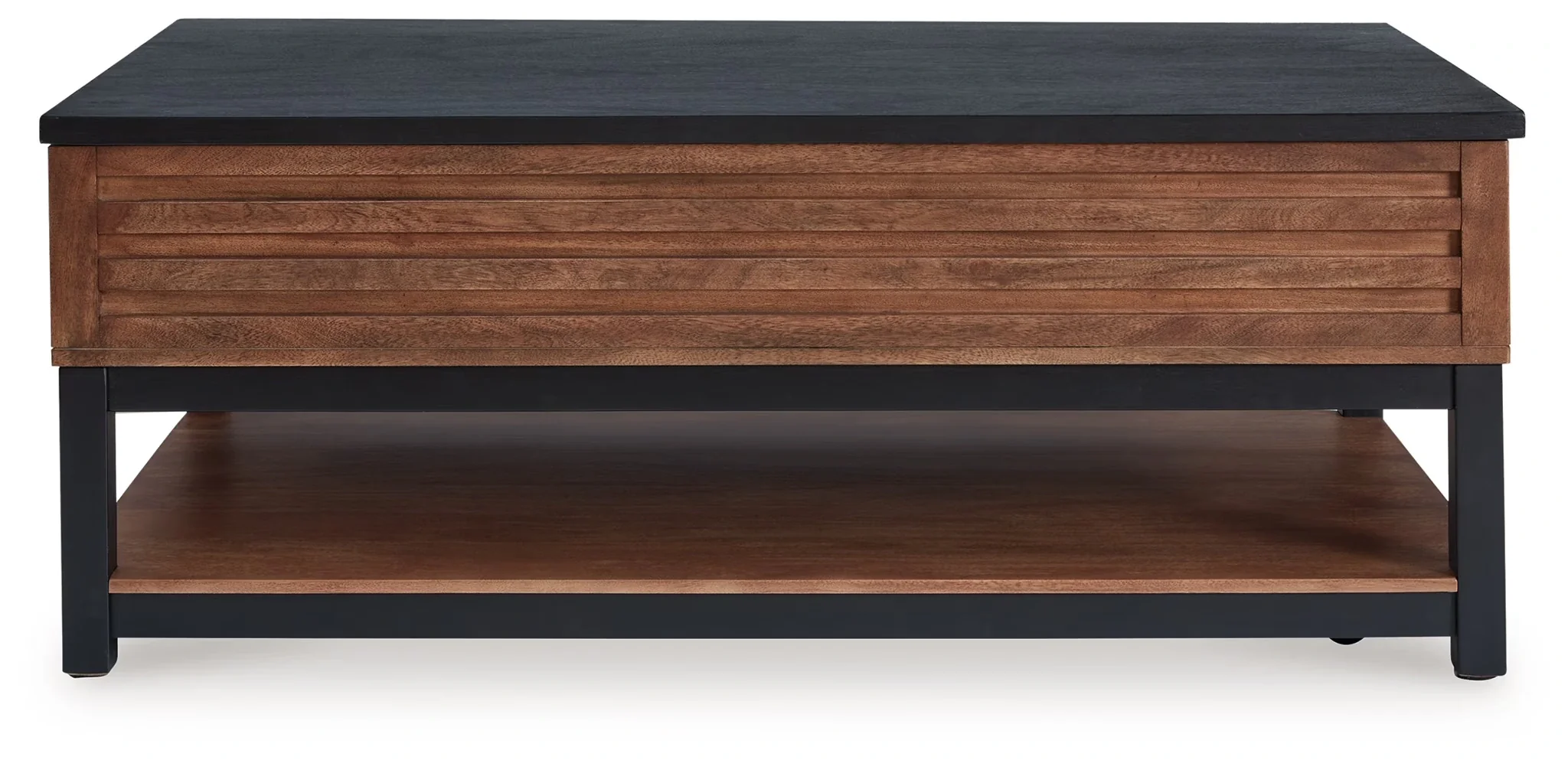 Kallari - Warm Brown / Black - Lift Top Cocktail Table - Image 4
