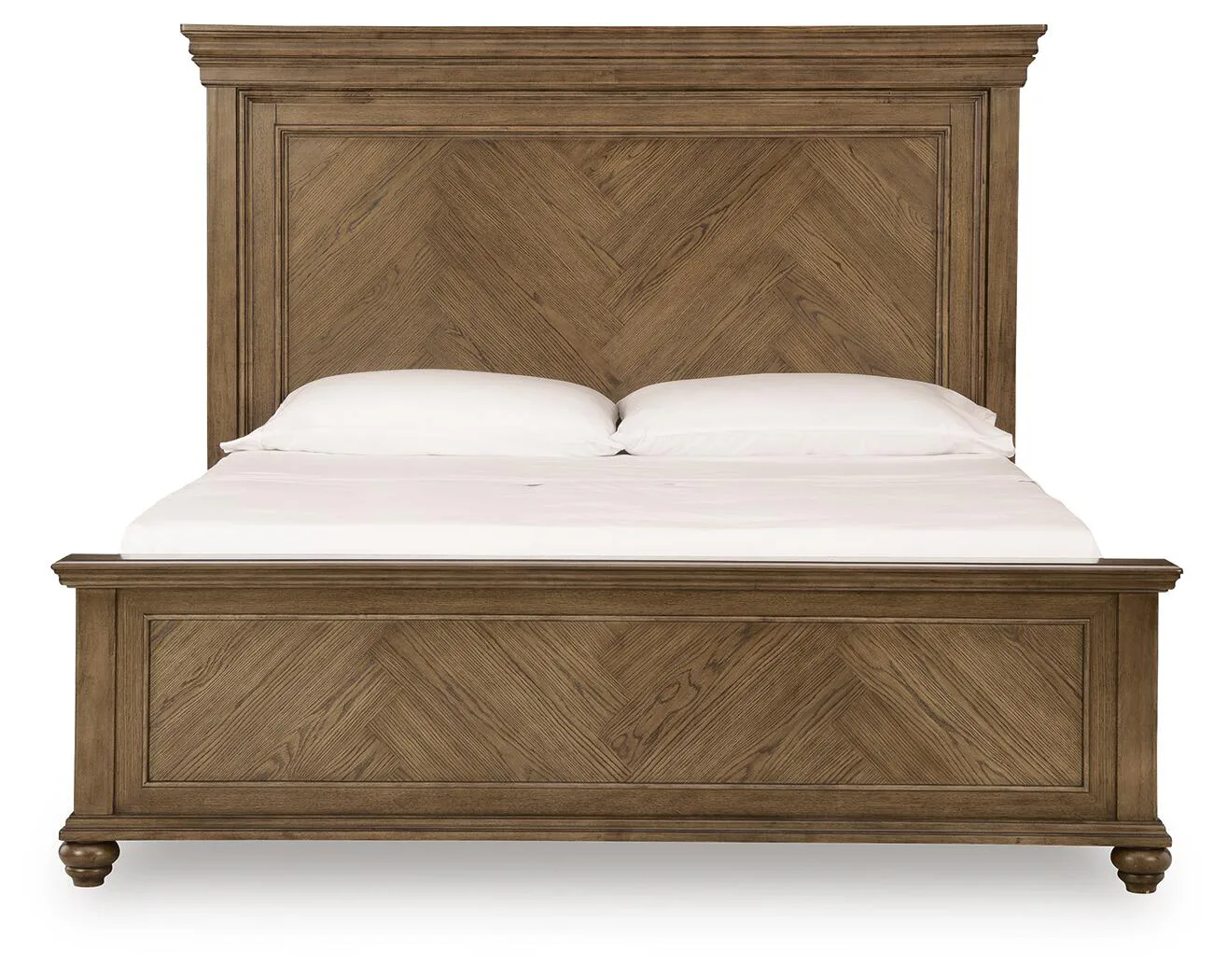Karallin - King Panel Bed - Medium Brown - Image 3