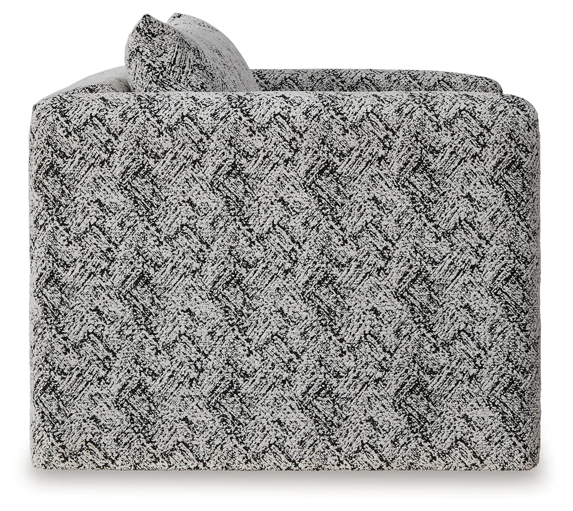 Kenbell - Black / White - Accent Chair - Image 4