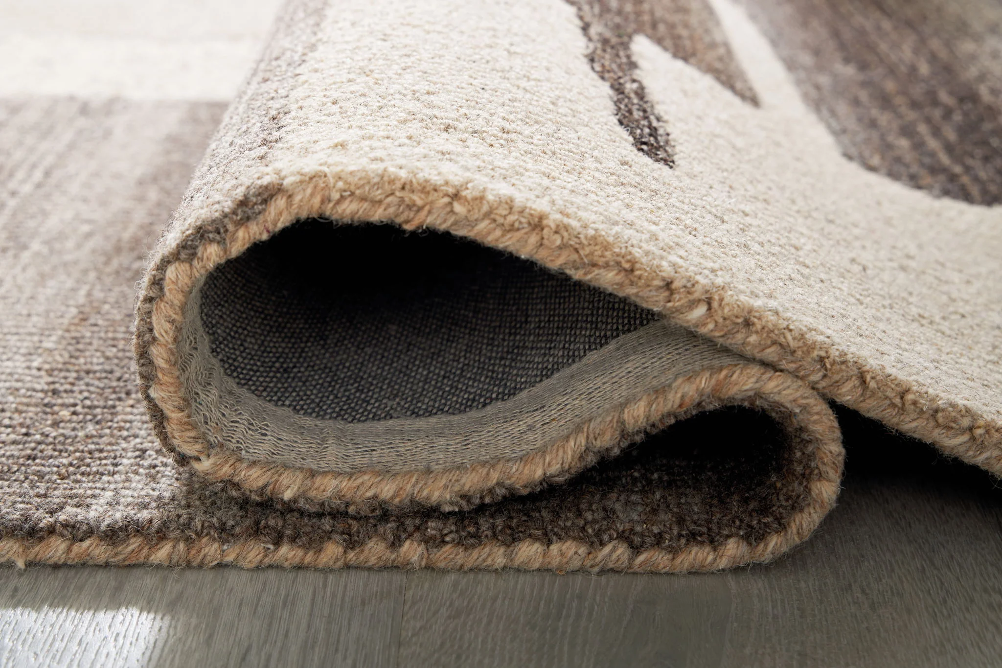 Kencher - Beige / Brown - Large Rug - 8' x 10' - Image 4