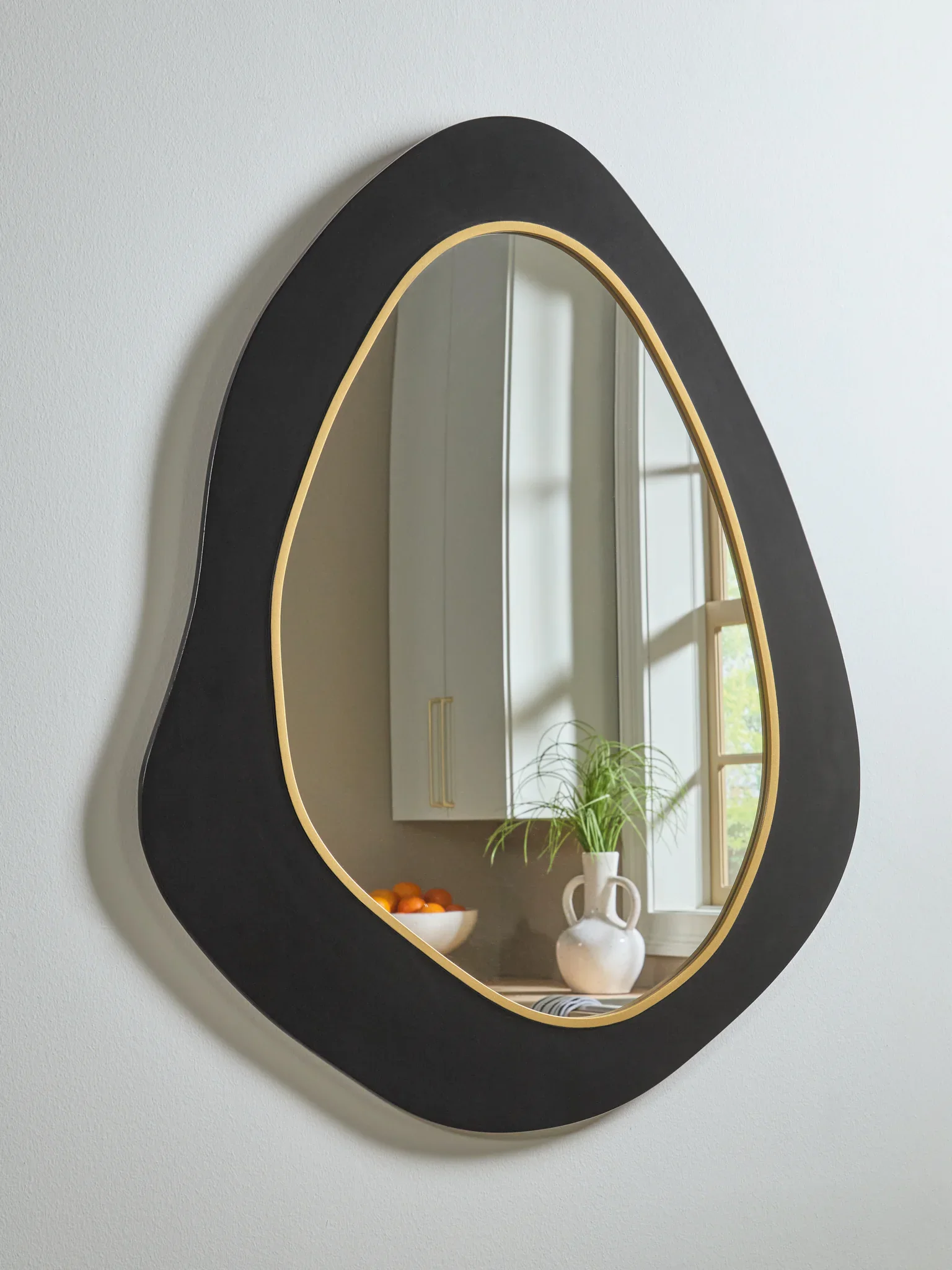 Kierlock - Black / Gold Finish - Accent Mirror - Image 2