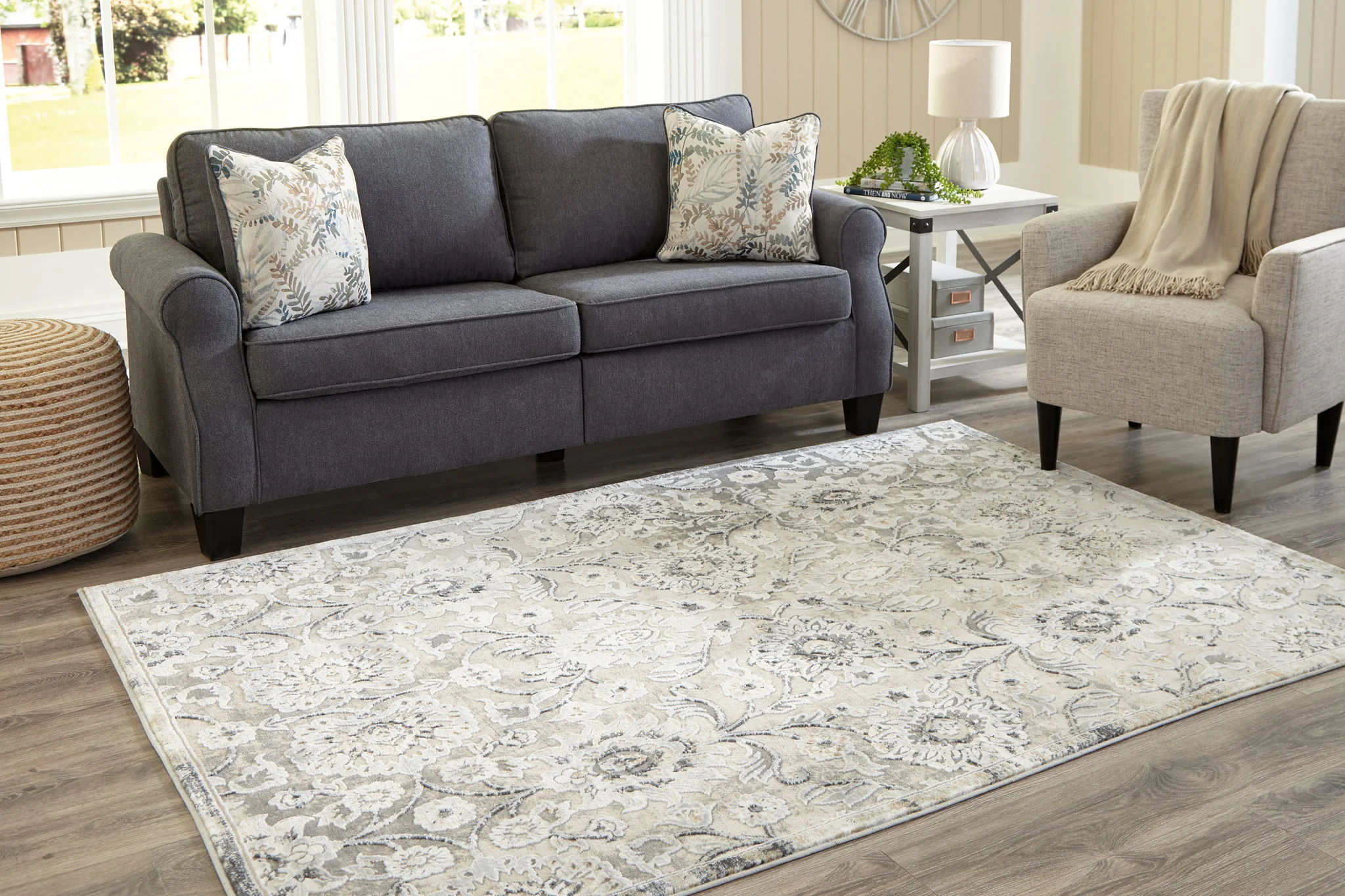Kilkenny - Gray - Medium Rug - 5' x 7' - Image 2