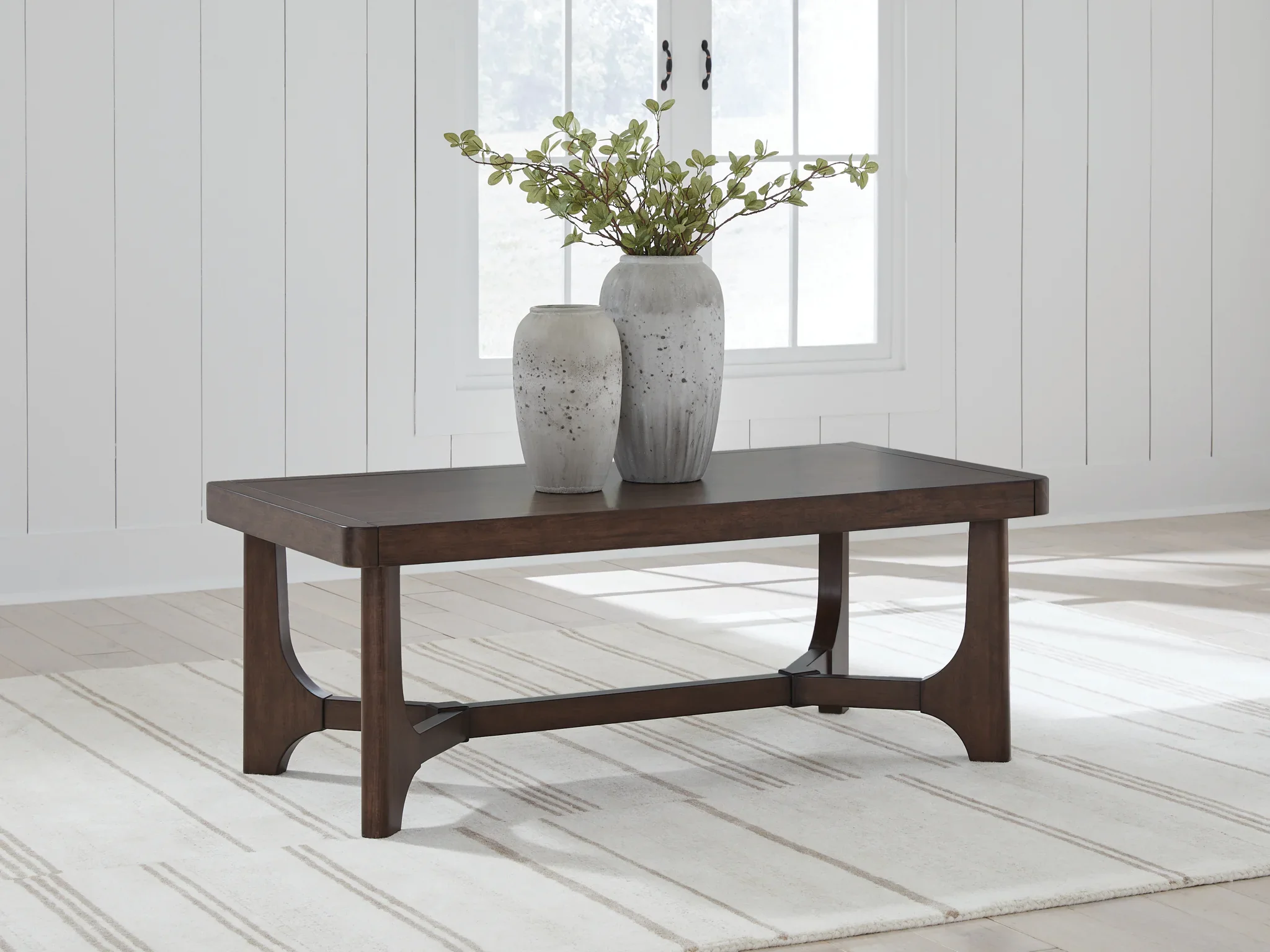 Korestone - Dark Brown - Rectangular Cocktail Table - Image 2