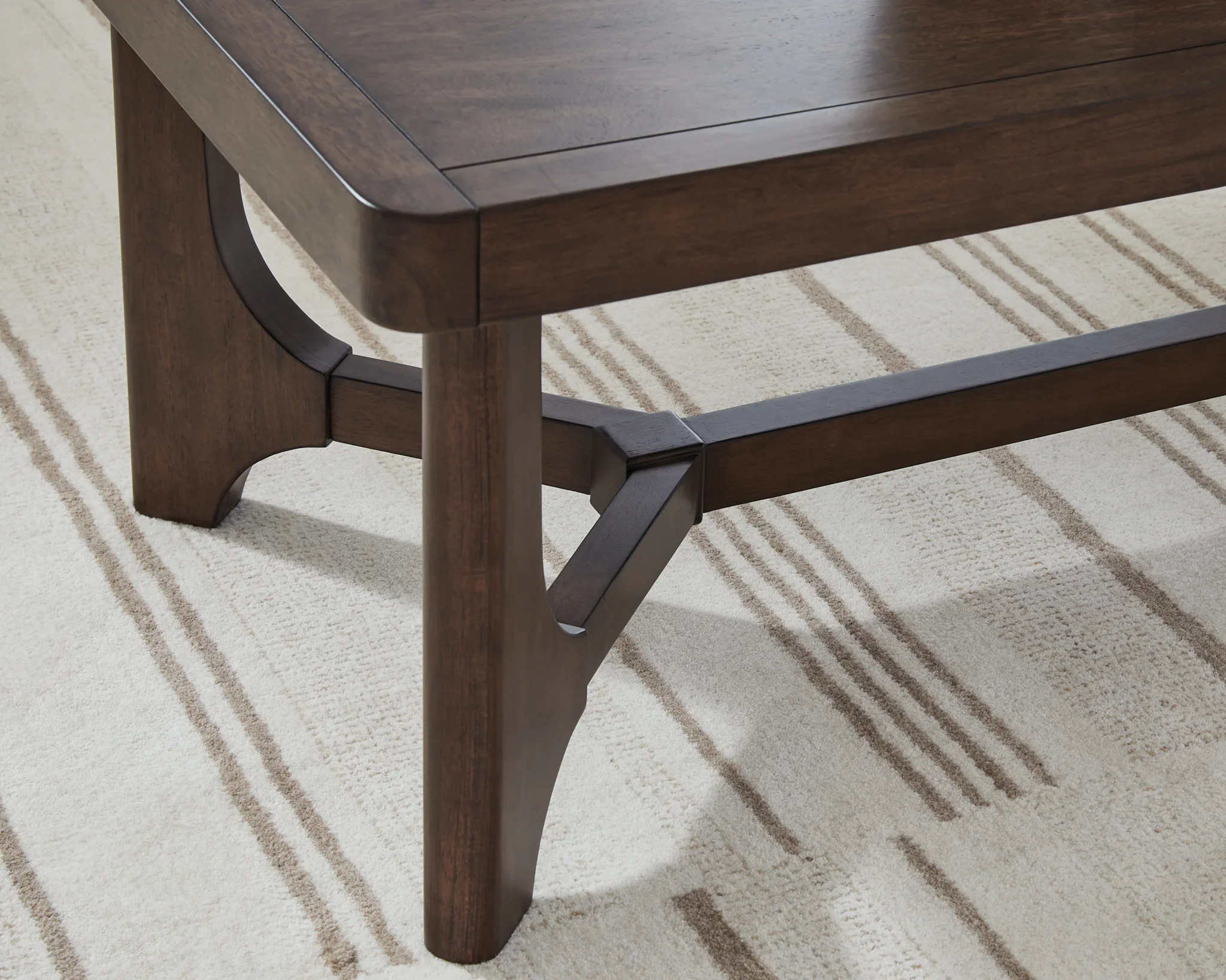Korestone - Dark Brown - Rectangular Cocktail Table - Image 3