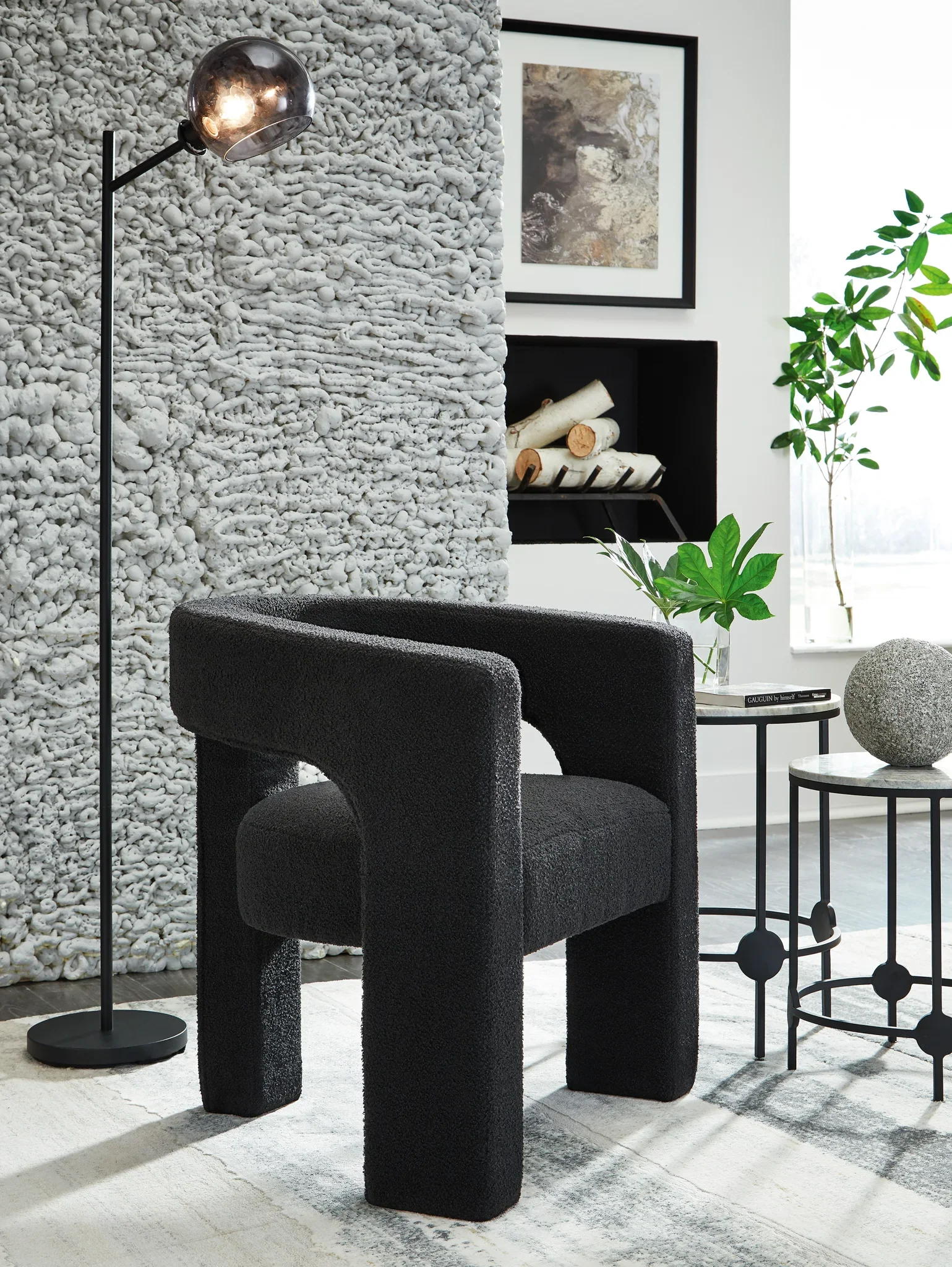 Landick - Ebony - Accent Chair - Image 2