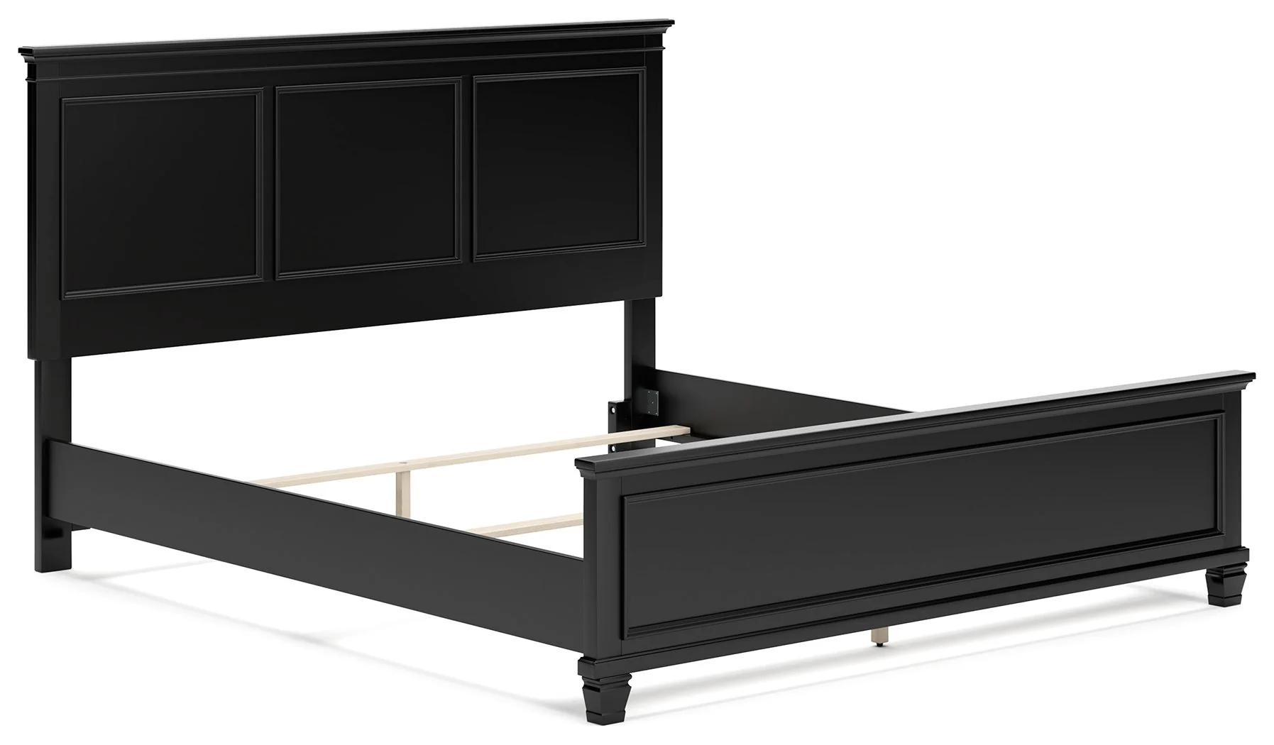 Lanolee - Black - California King Panel Bed - Image 2