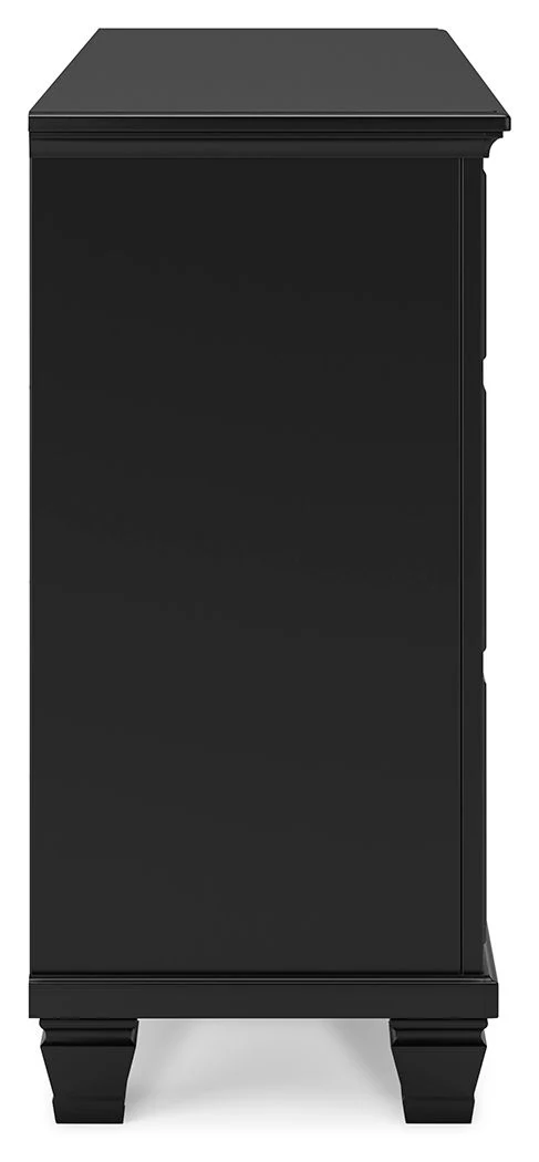 Lanolee - Black - Dresser - Image 6