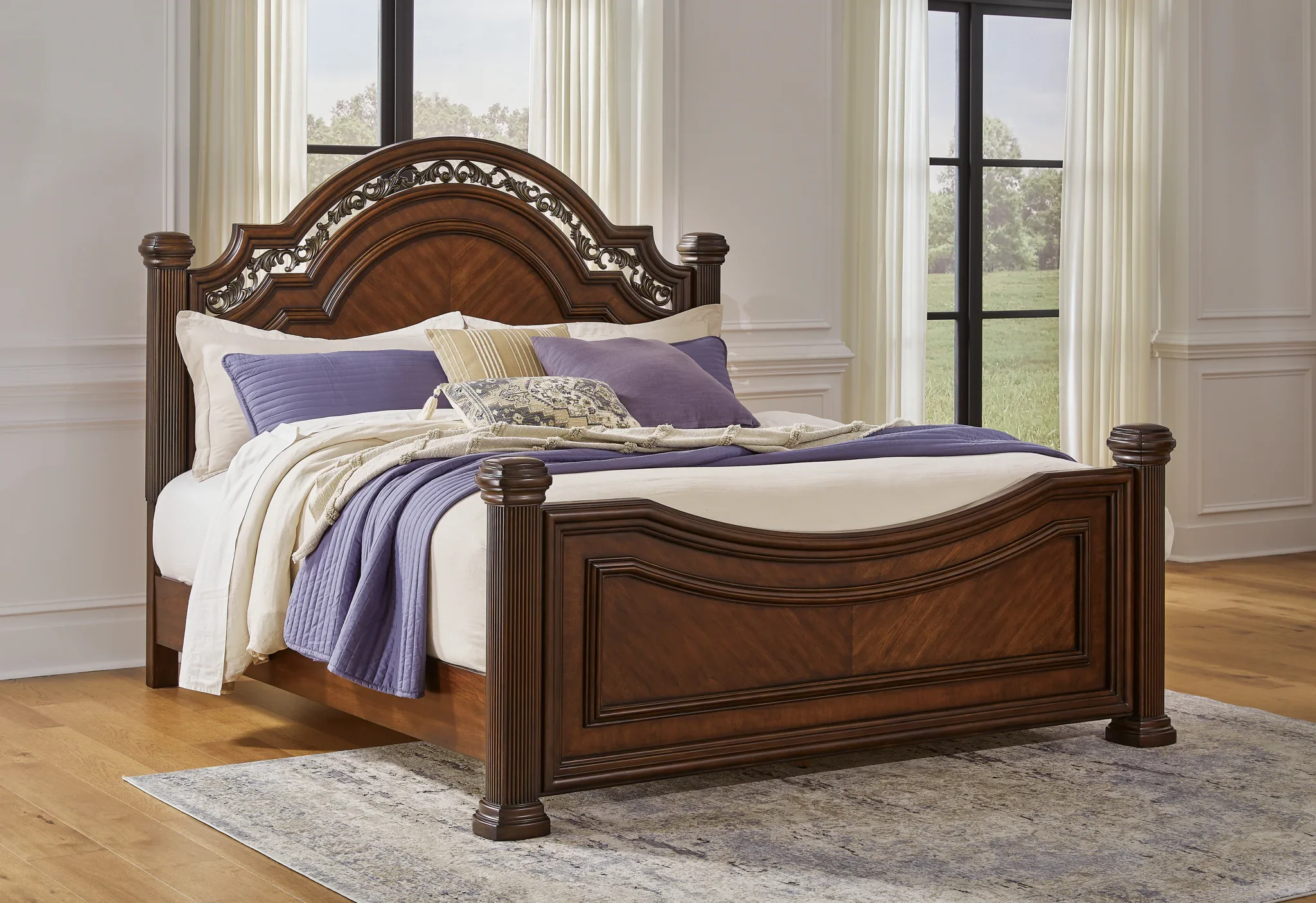 Lavinton - Brown - California King Poster Bed - Image 2