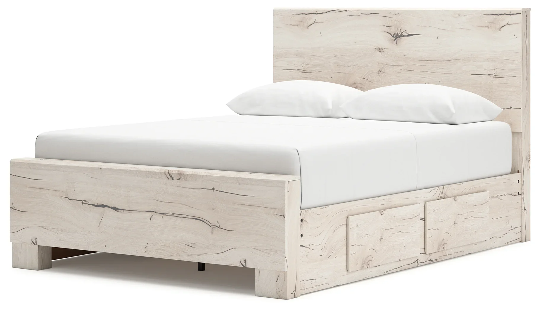 Lawroy - Light Natural - Full Panel Bed With Under Bed Storage - Image 5