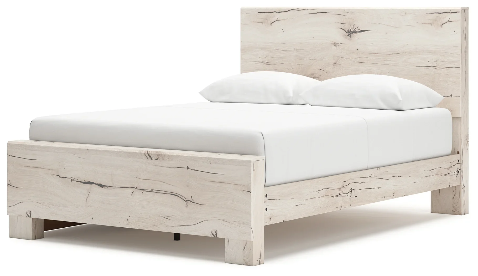 Lawroy - Light Natural - Queen Panel Bed With Under Bed Storage - Image 4