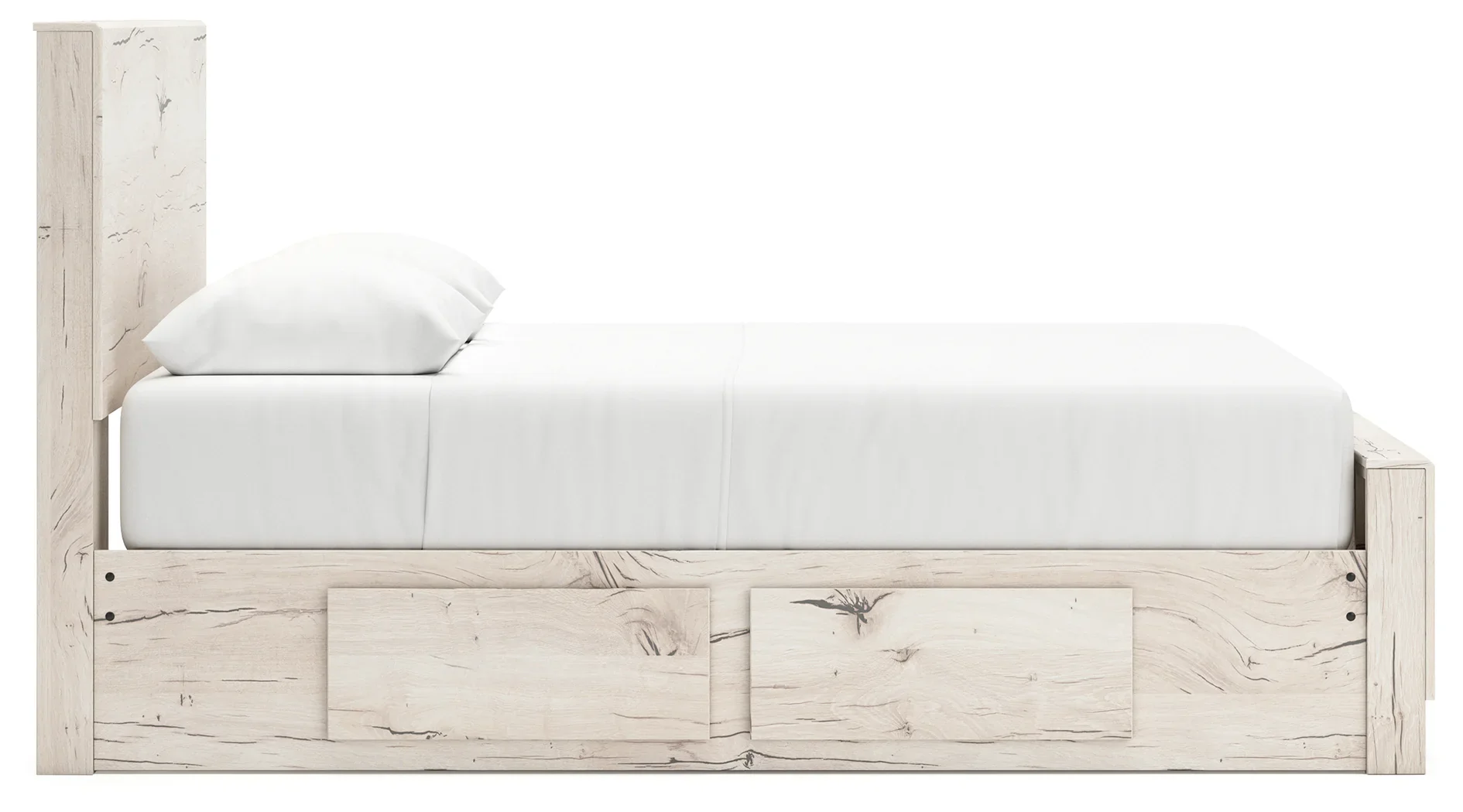 Lawroy - Light Natural - Queen Panel Bed With Under Bed Storage - Image 6
