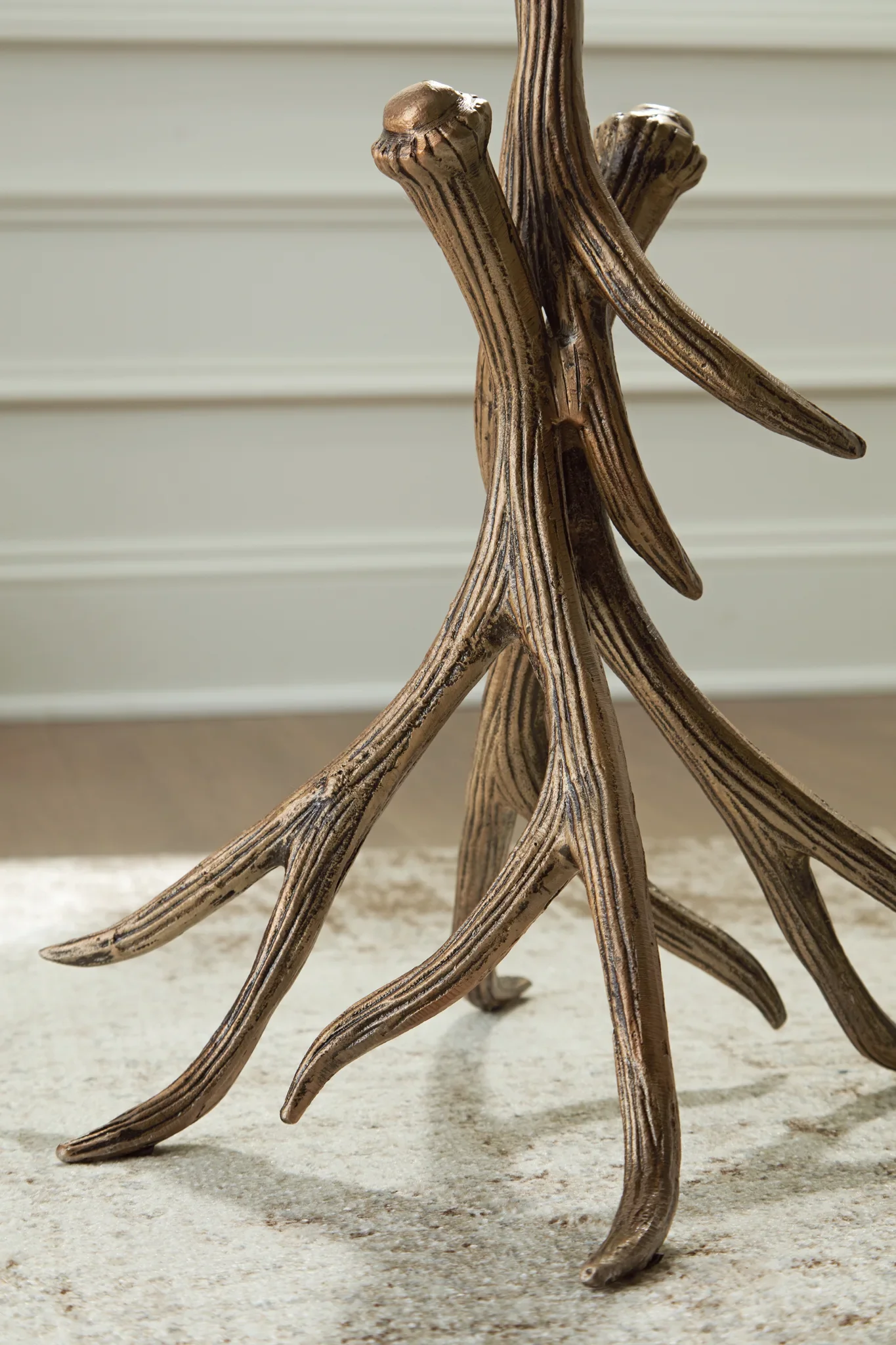 Lemkins - Black / Antique Gold Finish - Accent Table - Image 6