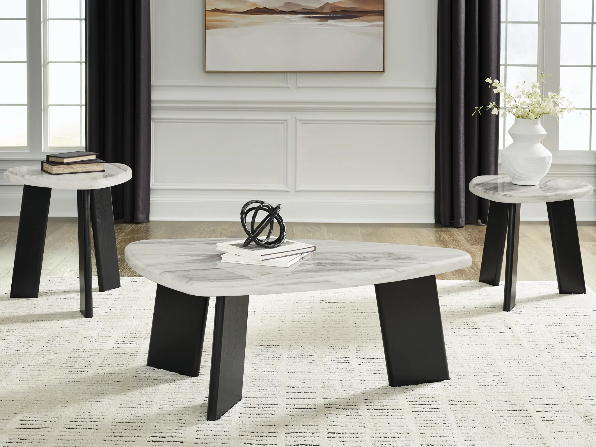 Lilyberg - Gray / Black - Occasional Table Set (Set of 3) - Image 2