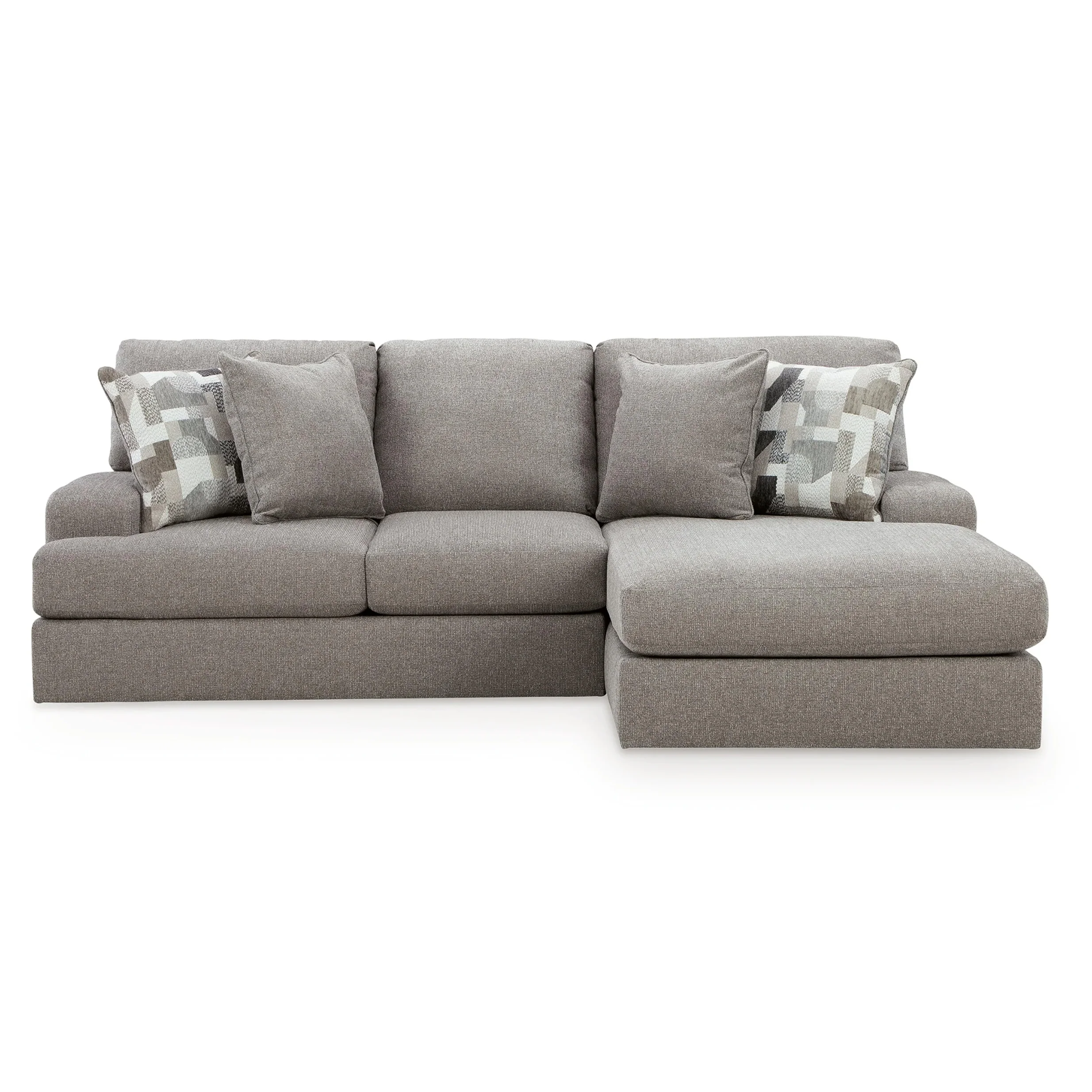 Lindon - 2-Piece Sectional With RAF Corner Chaise - Smoke