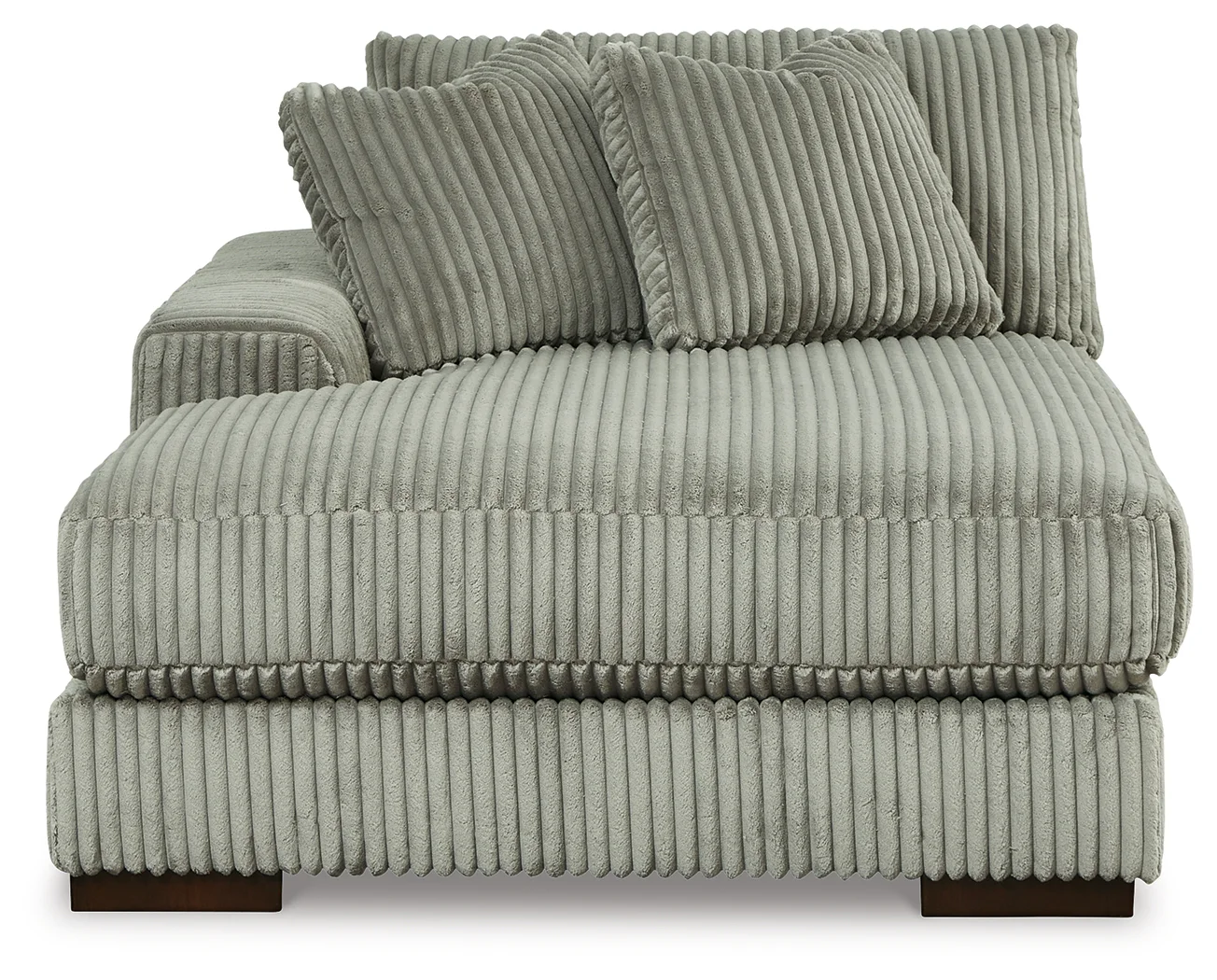 Lindyn - Fog - 3-Piece Sectional With Double Chaises - Image 2