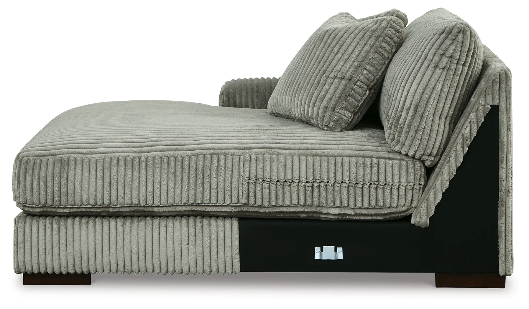 Lindyn - Fog - 3-Piece Sectional With Double Chaises - Image 4